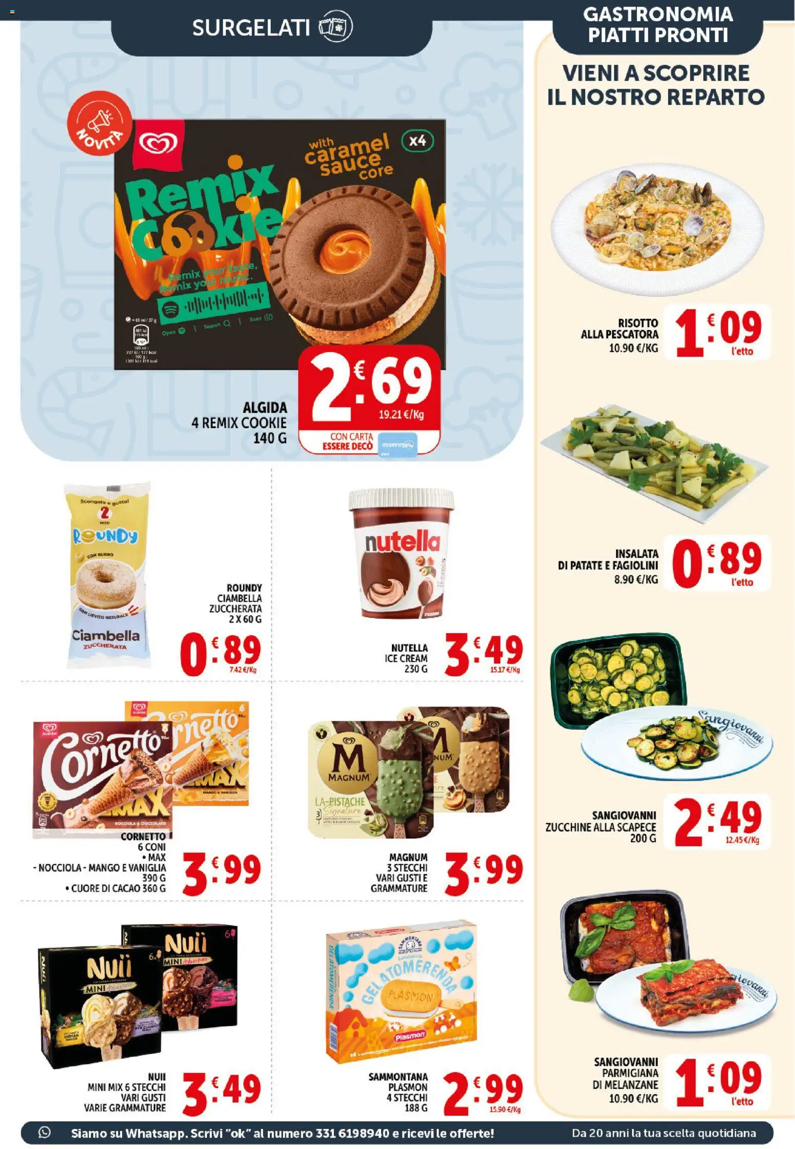 Volantino Decò del 20.05.2026 | Pagina: 15 | Prodotti: Cioccolato, Insalata, Zucchine, Fagiolini