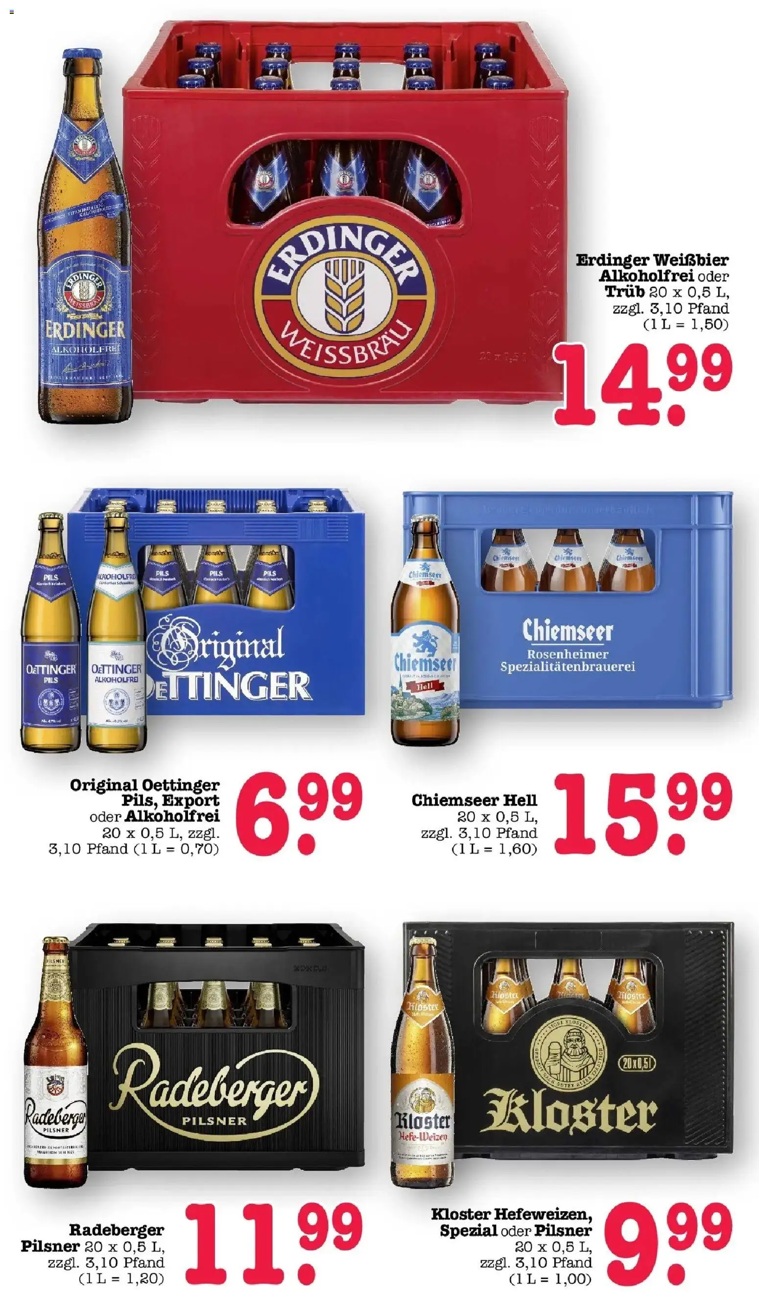 Edeka prospekt Bühlertal	 – gültig ab 03.05.2026 | Seite: 51 | Produkte: Weißbier, Pils, Oettinger, Radeberger pilsner