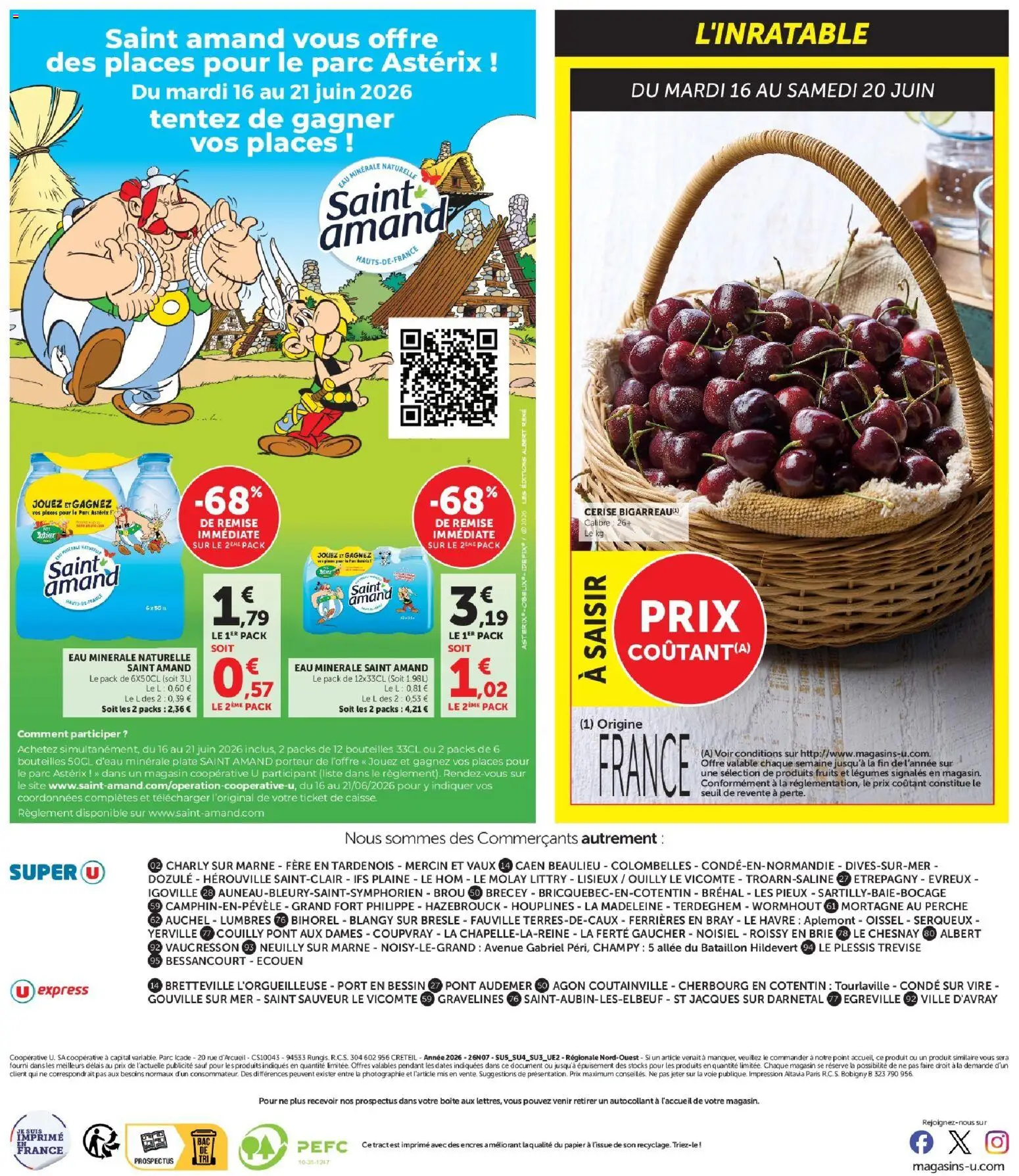 {H1} | Page: 16 | Produits: Eau minérale, Eau minérale naturelle, Brie