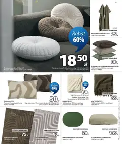 Pogląd oferty "Poduszka ozdobna KUGLEASK, Poszycie 100% poliester. Welur. 540 cm 1 SZT." - ważna od 29.07.2026 | Strona: 13 | Produkty: Poduszka, Koc, Dywan, Legowisko dla psa