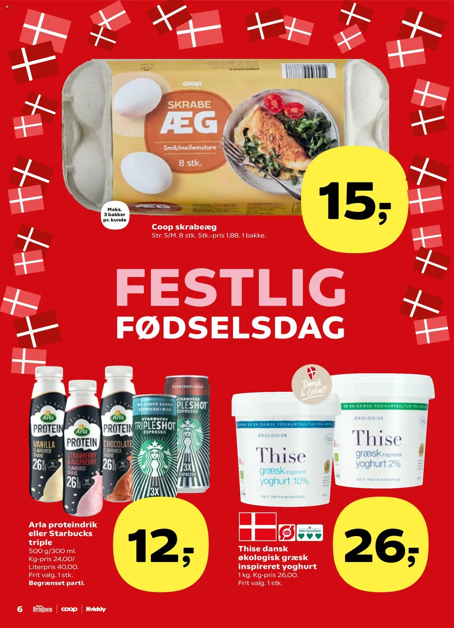 Super Brugsen tilbudsavis – gyldig fra 08.05.2026 | Side: 7 | Produkter: Yoghurt, Vestido de festa