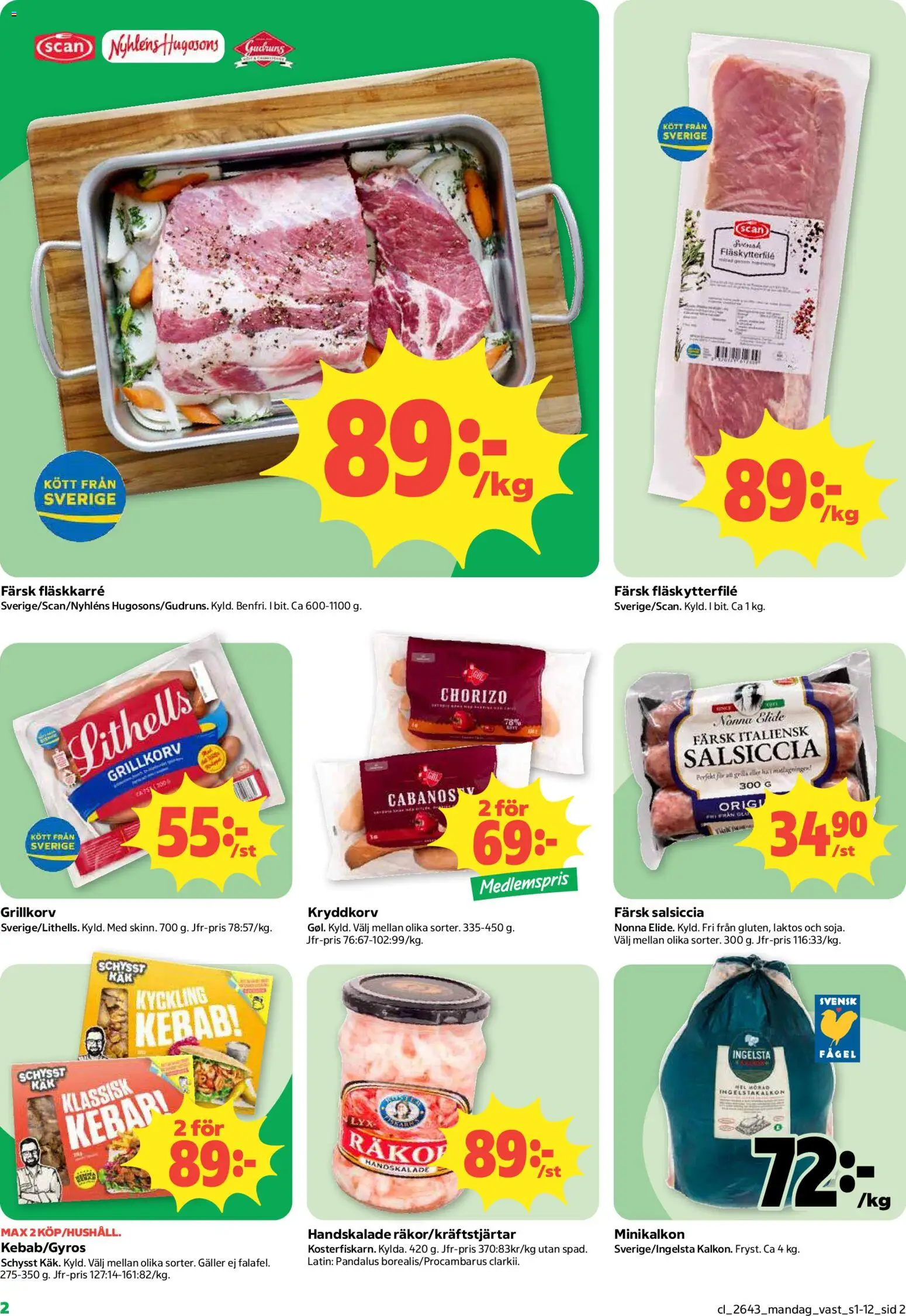Coop reklamblad aktuell från 19/10/2026 | Sida: 2