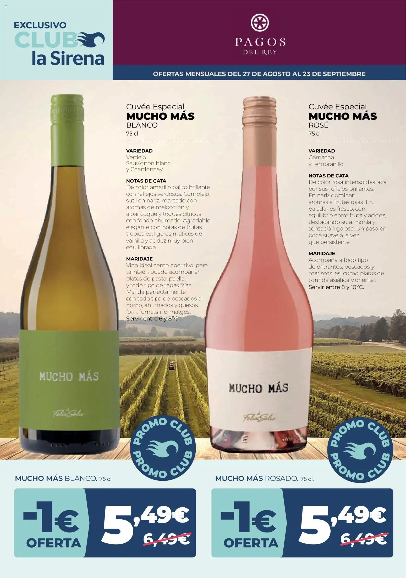 La Sirena folleto │ válido desde el 27/08/2026 | Página: 10 | Productos: Fruta, Vino, Albaricoque, Vainilla