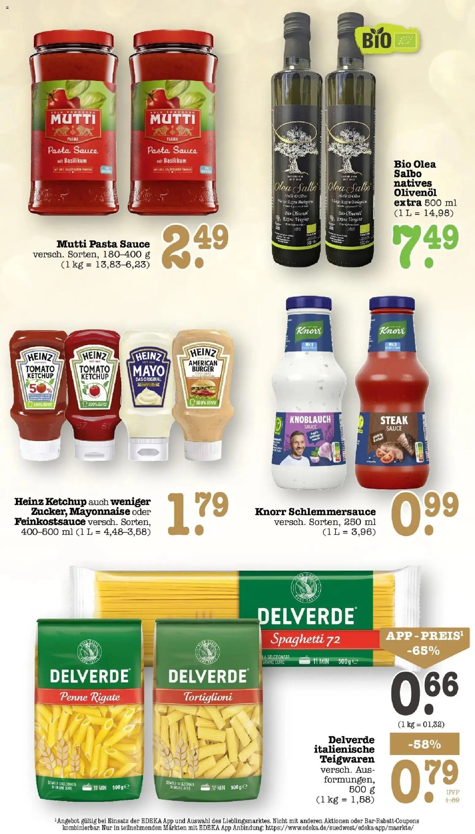 E center Prospekt Kuppenheim-Oberndorf (ab 14.09.2026) zum Blättern | Seite: 50 | Produkte: Olivenol, Burger, Knoblauch, Pasta