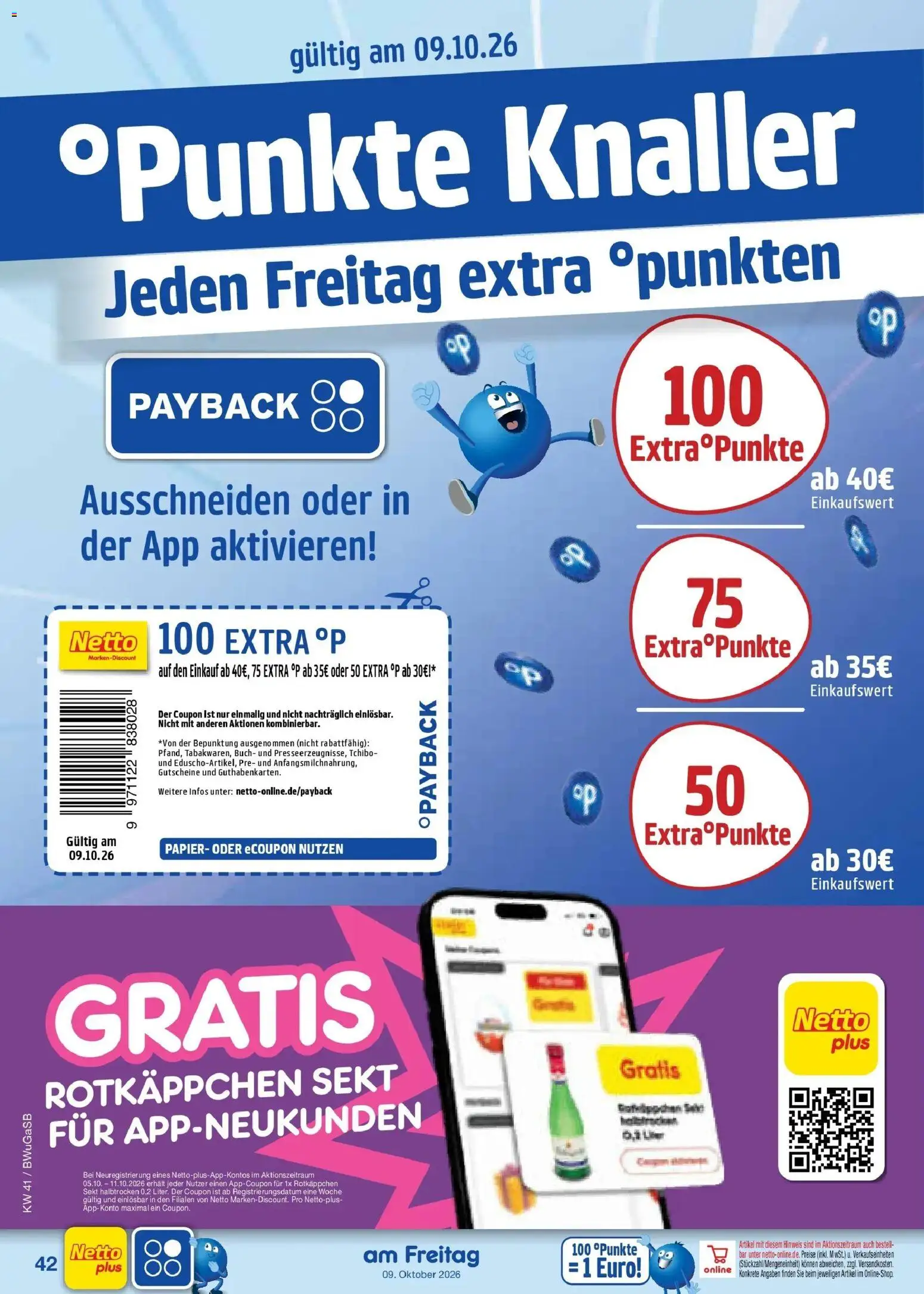 Netto Marken-Discount Prospekt Bielefeld (ab 05.10.2026) » Angebote | Seite: 54 | Produkte: Rotkappchen sekt, Sekt, Rotkäppchen