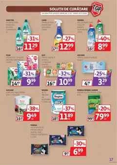 Ofertele Auchan valabile de la 21.10.2026 | Pagină: 17 | Produse: Regina, Role, Odorizant toaletă, Power