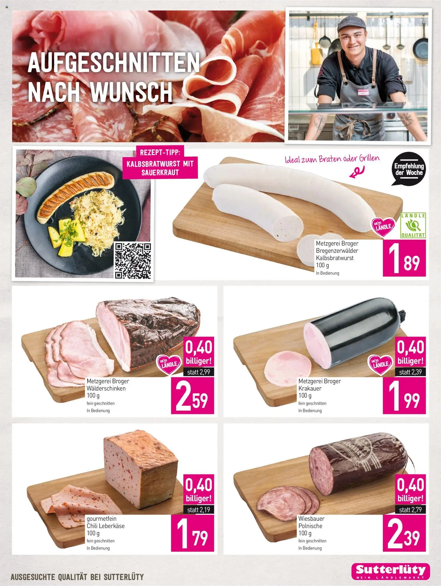 Sutterlüty Flugblatt gültig ab 22.10.2026 | Seite: 9 | Produkte: Chili, Sauerkraut