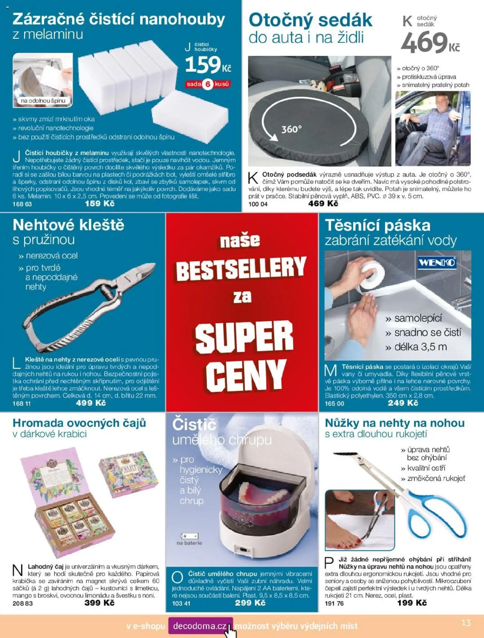 Decodoma katalog Jaro 2026 od 30.03.2026 | Strana: 13 | Produkty: Nůžky, Krabička, Nůžky na nehty, Baterie