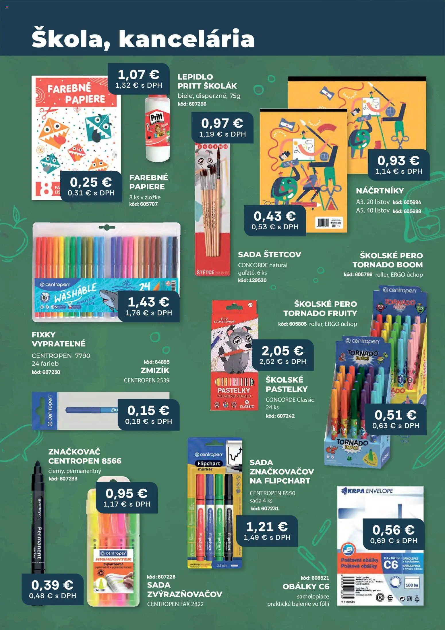 Nové Labaš akcie – leták je platný od 17.07.2026 | Strana: 41 | Produkty: Pero, Pastelky, Fixky