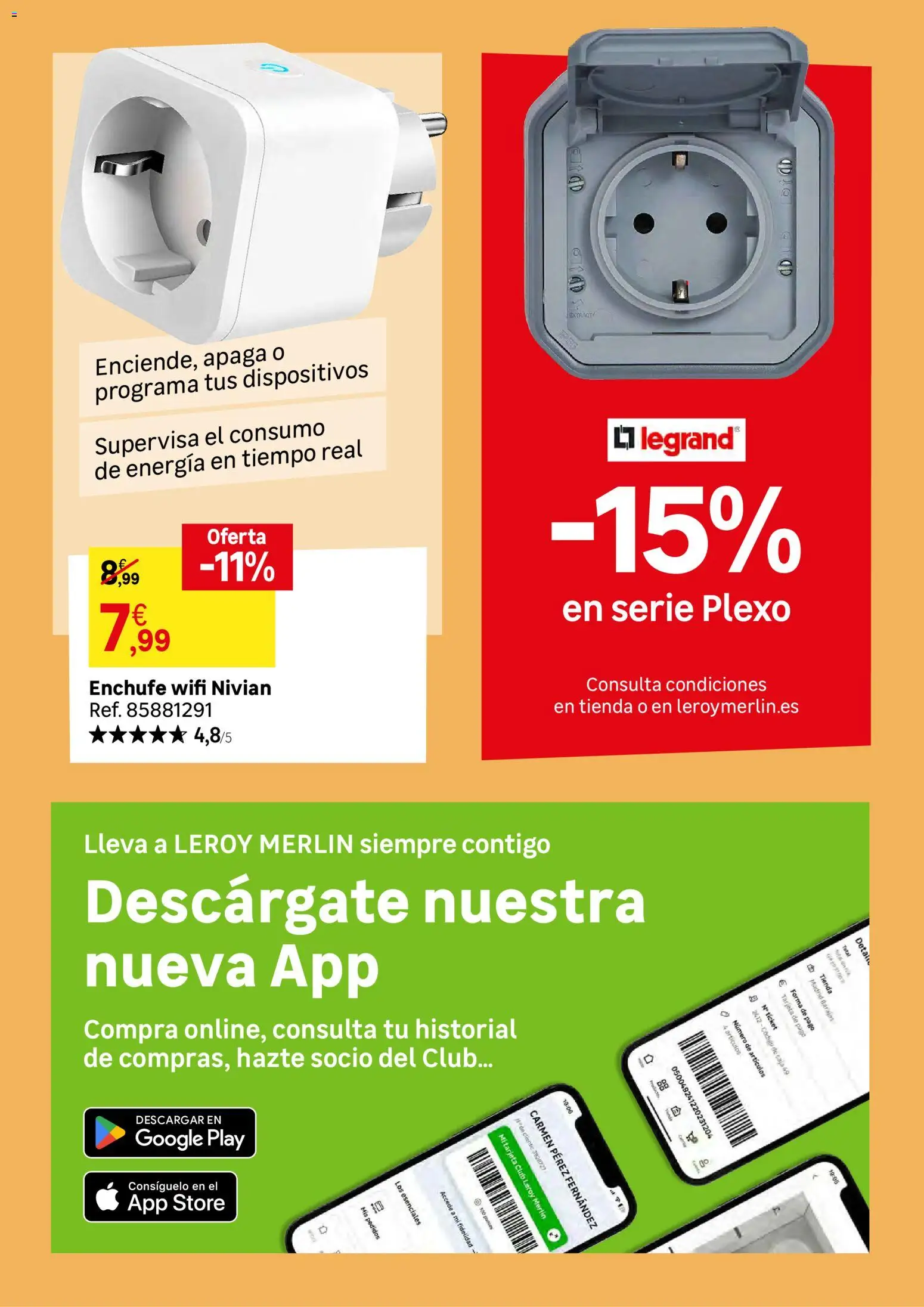 Leroy Merlin catálogo │ válido desde el 21/07/2026 | Página: 58 | Productos: Enchufe, Caja