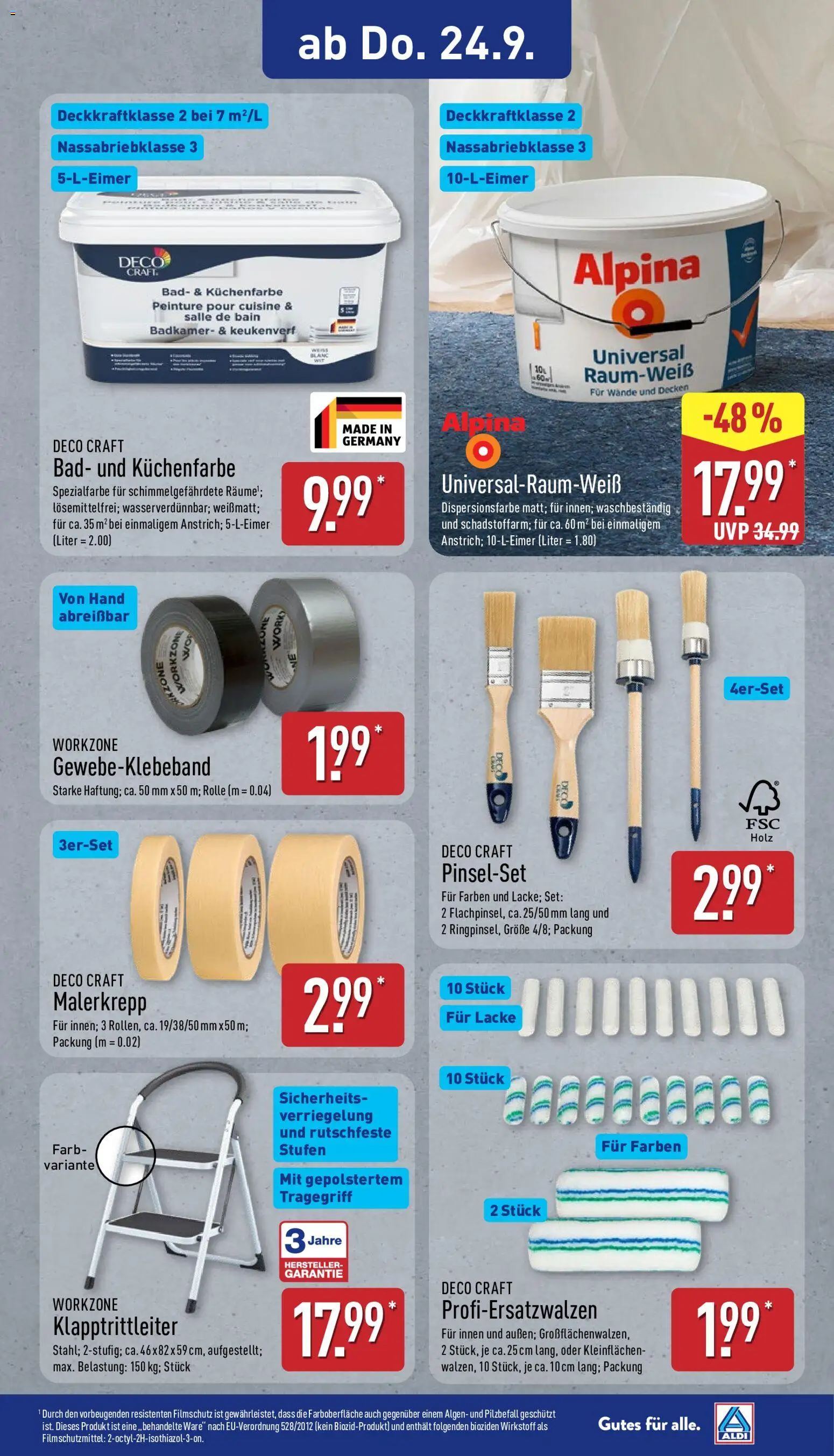 Aldi Prospekt – gültig ab 21.09.2026 | Seite: 13 | Produkte: Bad