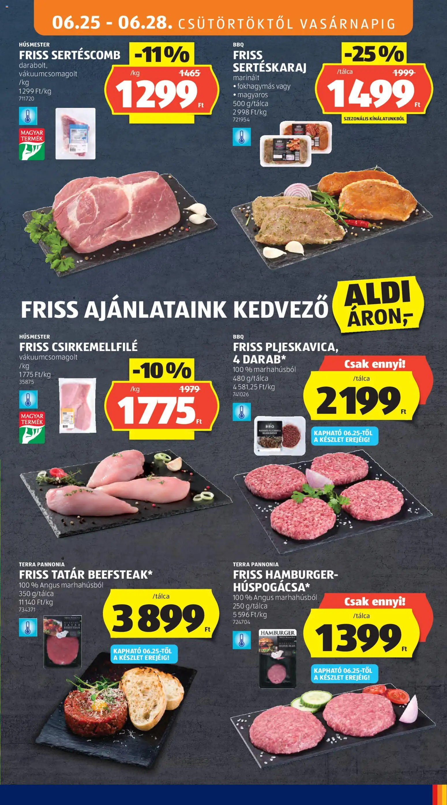 Aldi akciós ujság - amely érvényes a következő dátumtól: 25.06.2026 | Oldal: 11