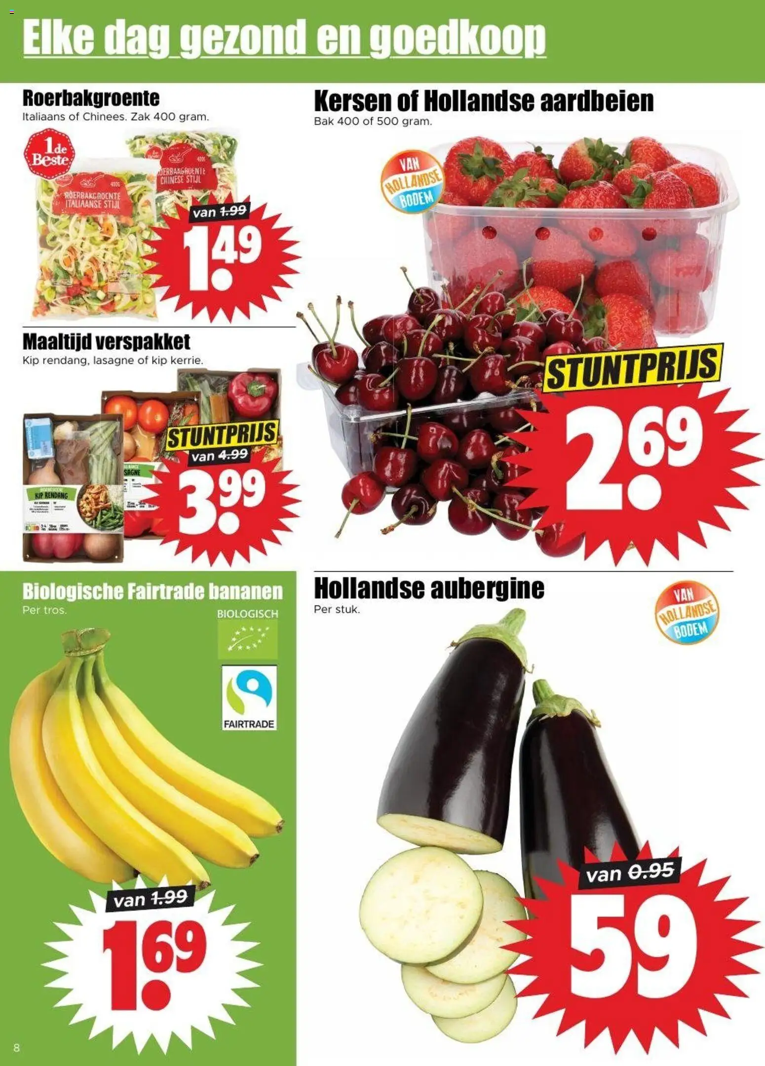 {H1} | Pagina: 4 | Producten: Kersen, Aardbeien, Zak, Antipasti