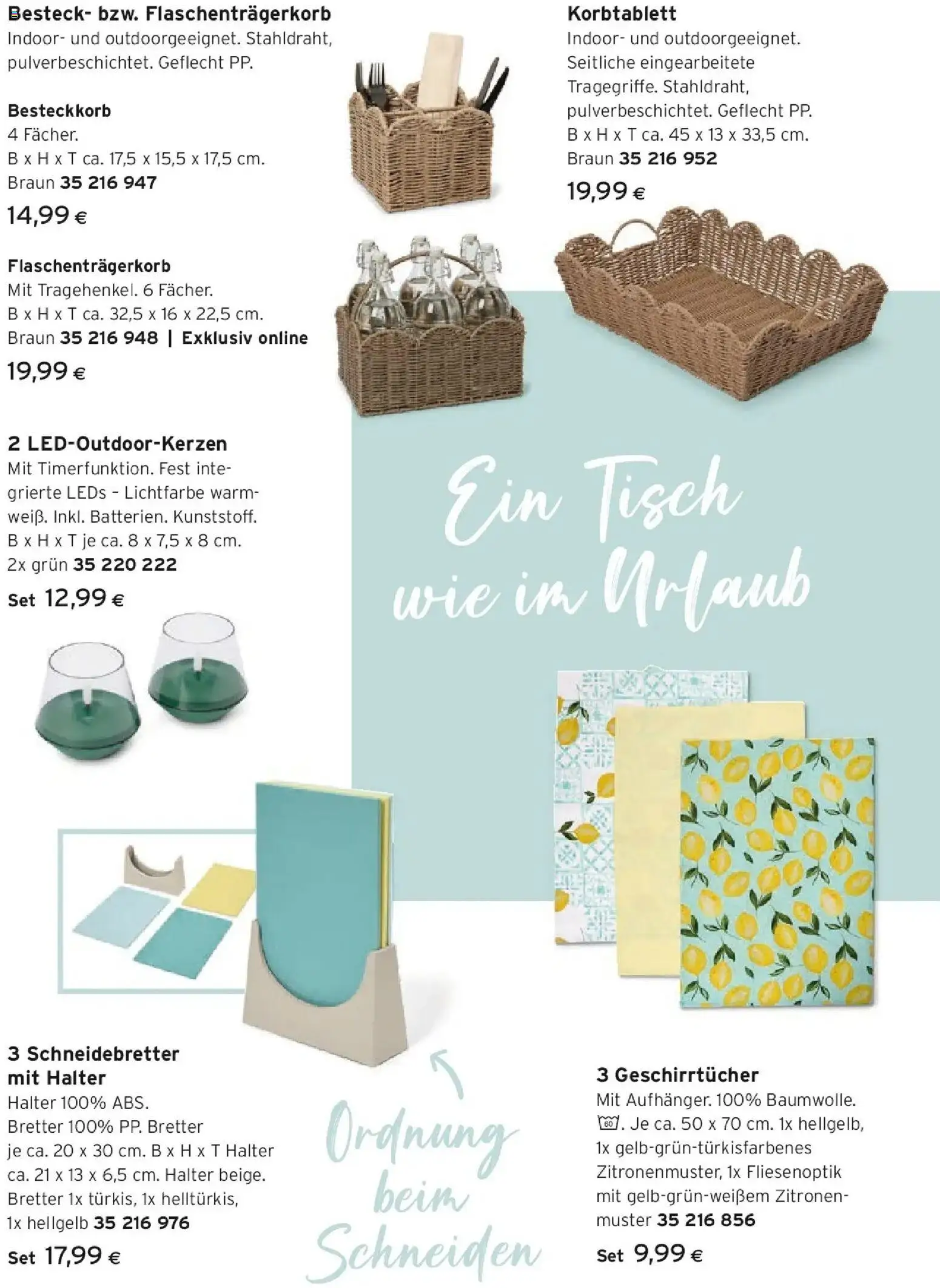 Tchibo Eduscho - Tchibo Magazin gültig ab 03.06.2026 | Seite: 4 | Produkte: Tisch