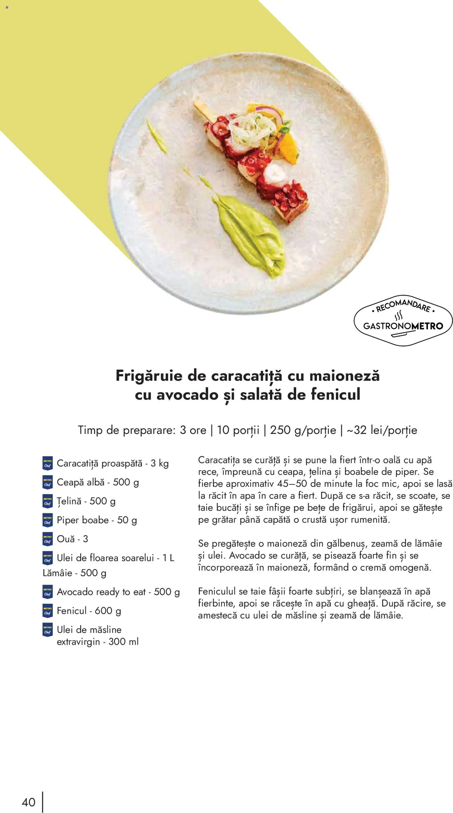 Noul catalog Metro – valabil de la 10.11.2025 | Pagină: 40 | Produse: Ouă, Salată, Ceapă, Piper