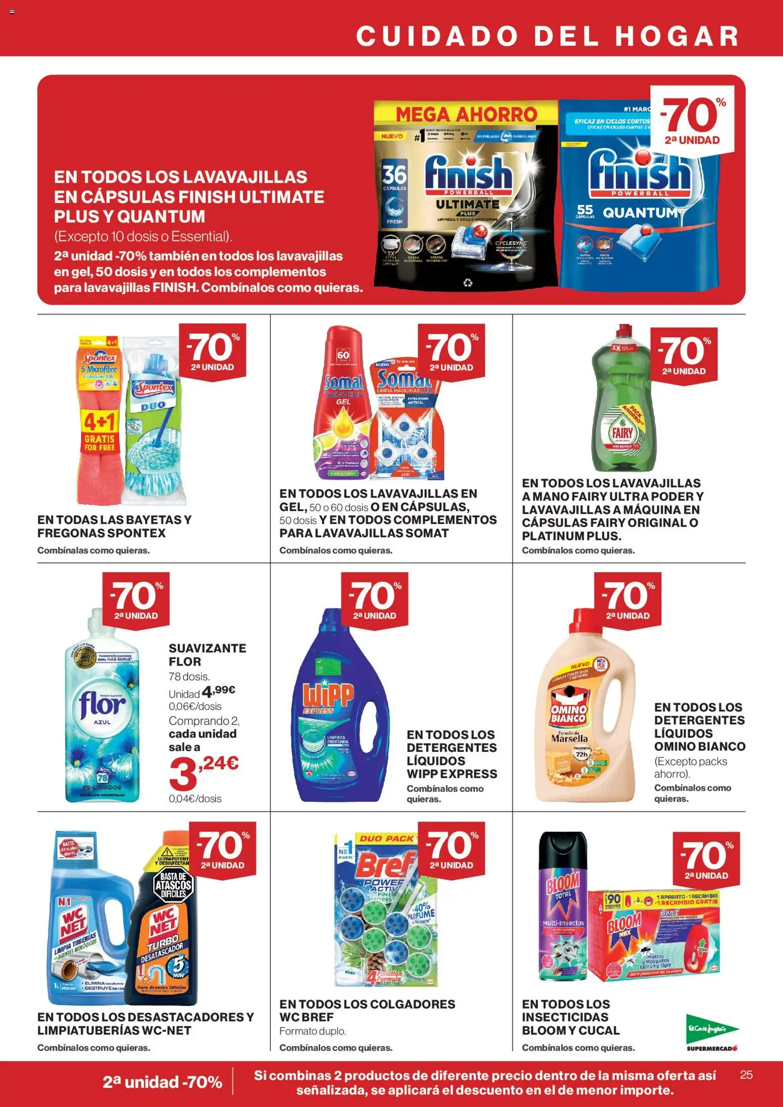 El Corte Inglés ofertas │ válido desde el 30/07/2026 | Página: 25 | Productos: Fragancia, Ropa, Suavizante, Lavavajillas