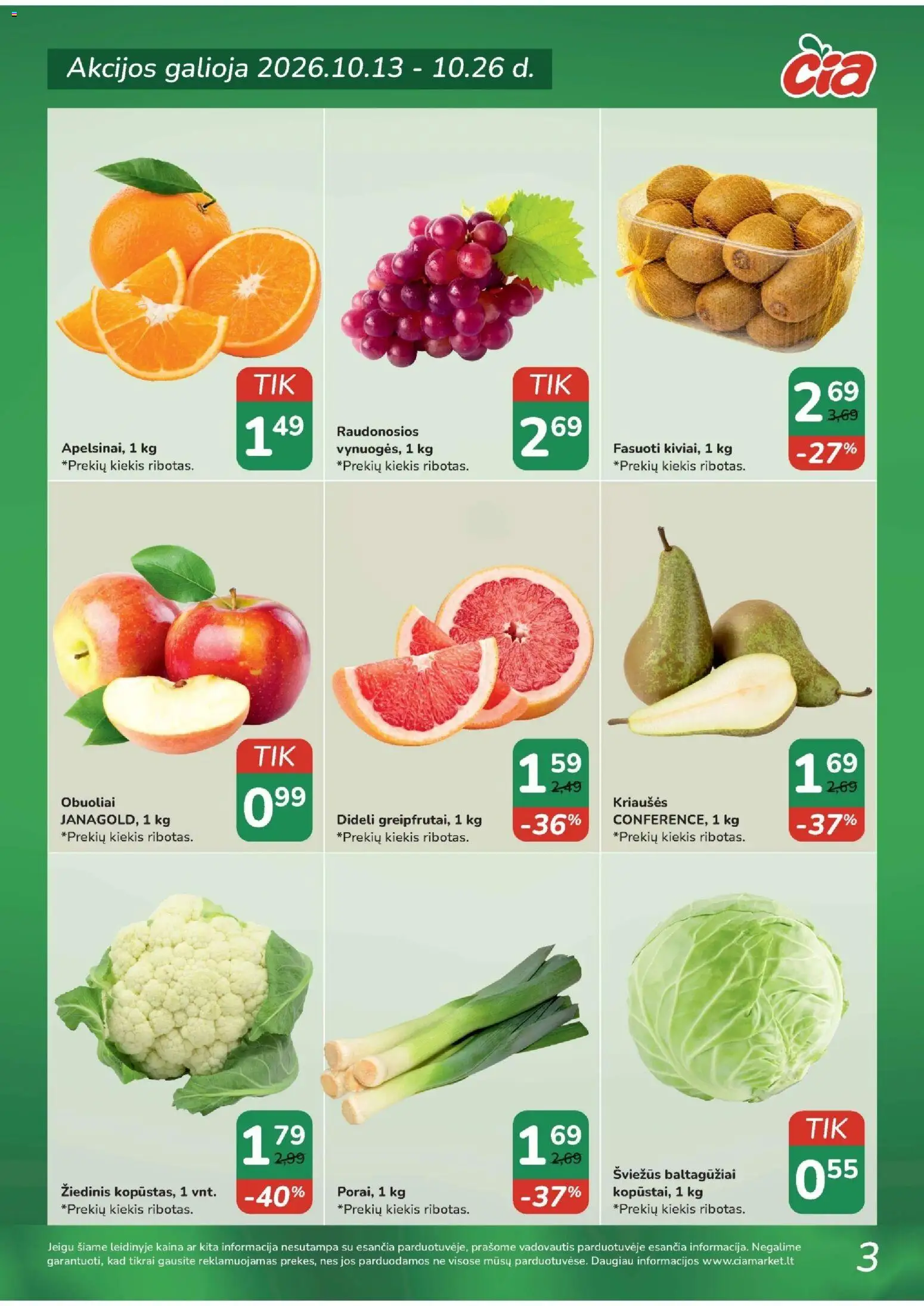 ČIA MARKET akcijos nuo 2026.10.13 | Puslapis: 3