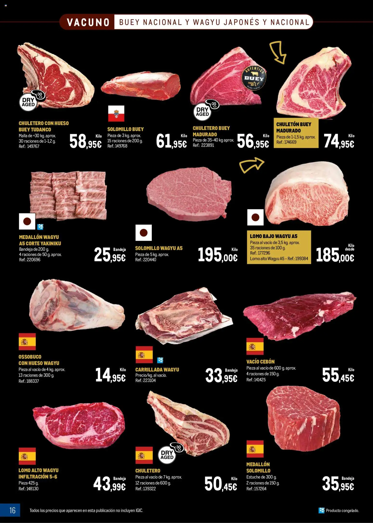 Makro Expertos en carnes Canarias │ válido desde el 01.06.2026 | Página: 16 | Productos: Bandeja