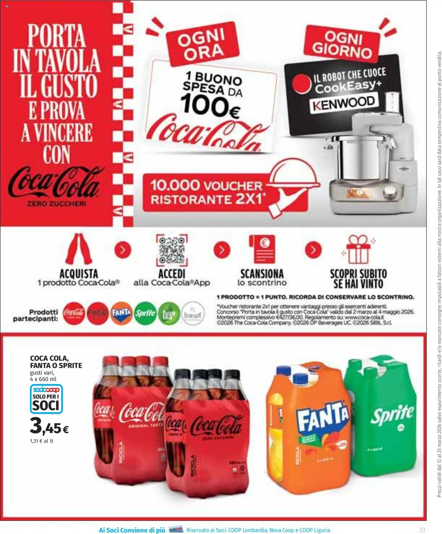 Volantino COOP del 12.03.2026 | Pagina: 33 | Prodotti: Data, Fanta, Robot, Coca Cola