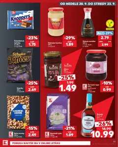 Kaufland SK akciós újság - amely érvényes a következő dátumtól: 2026.09.17. | Oldal: 83