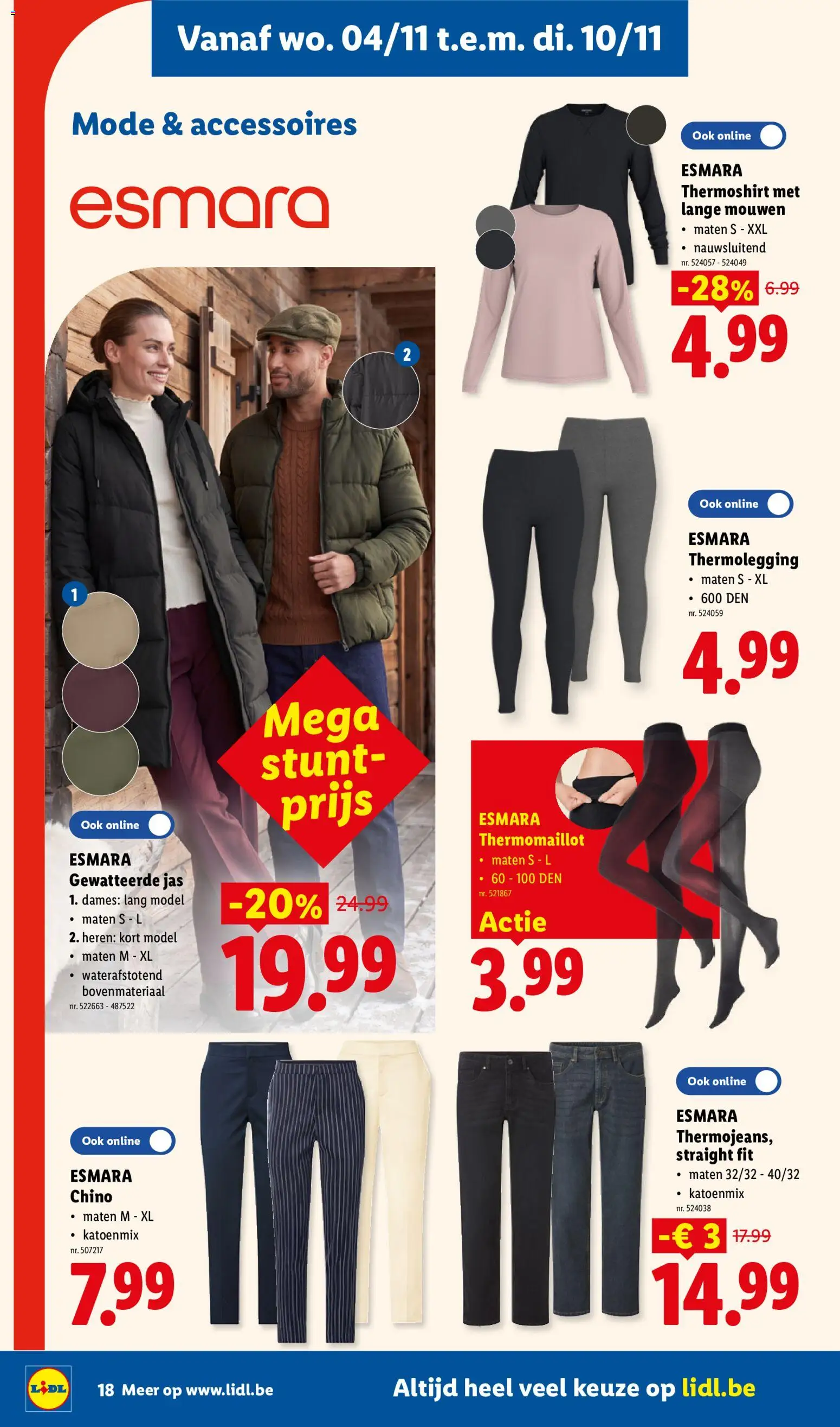 {H1} | Pagina: 16 | Producten: Leggings, Shirt, Jas