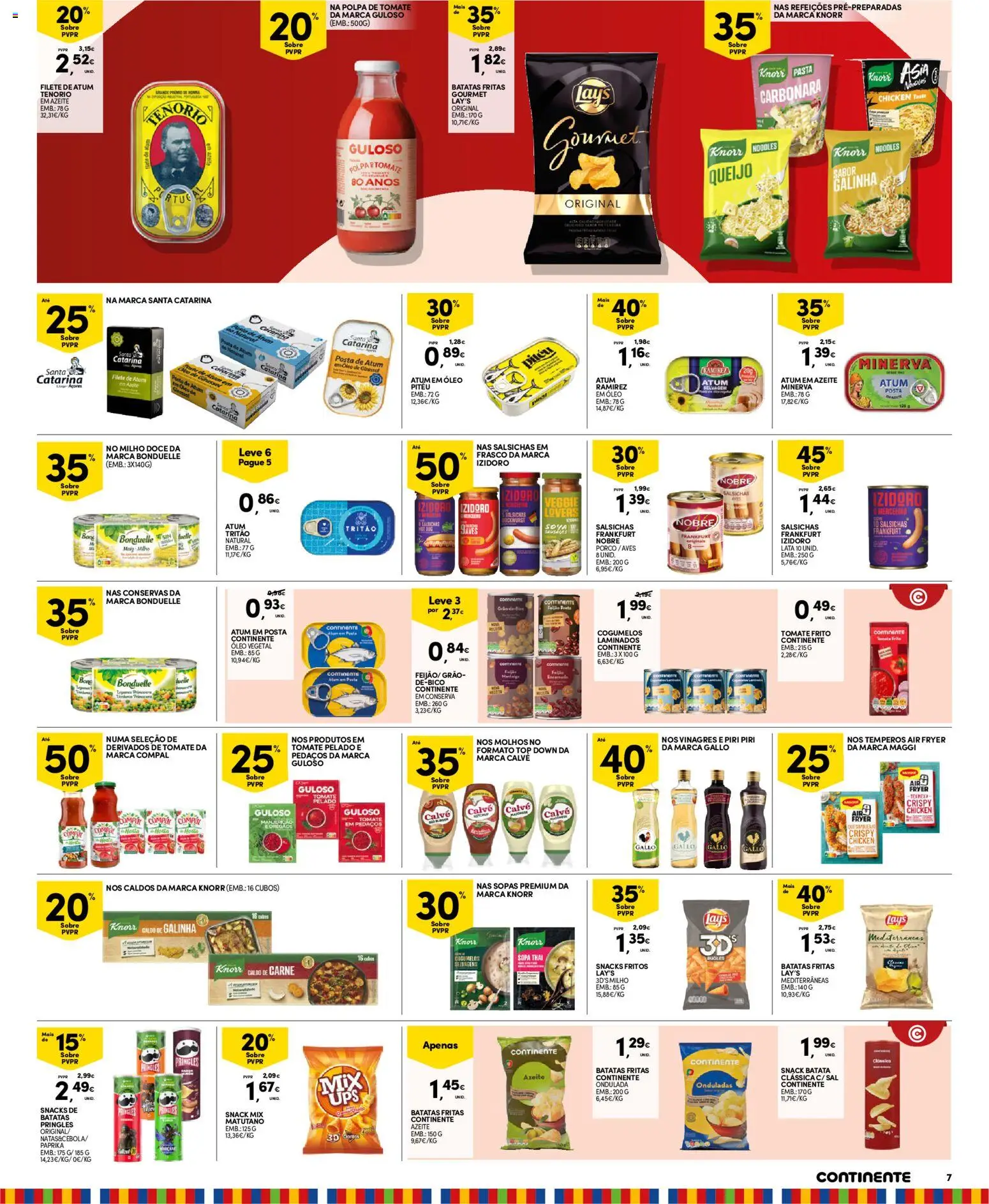 Continente Madeira │ válido de 19.05.2026 | Página: 7 | Produtos: Batata, Óleo, Cogumelos, Milho