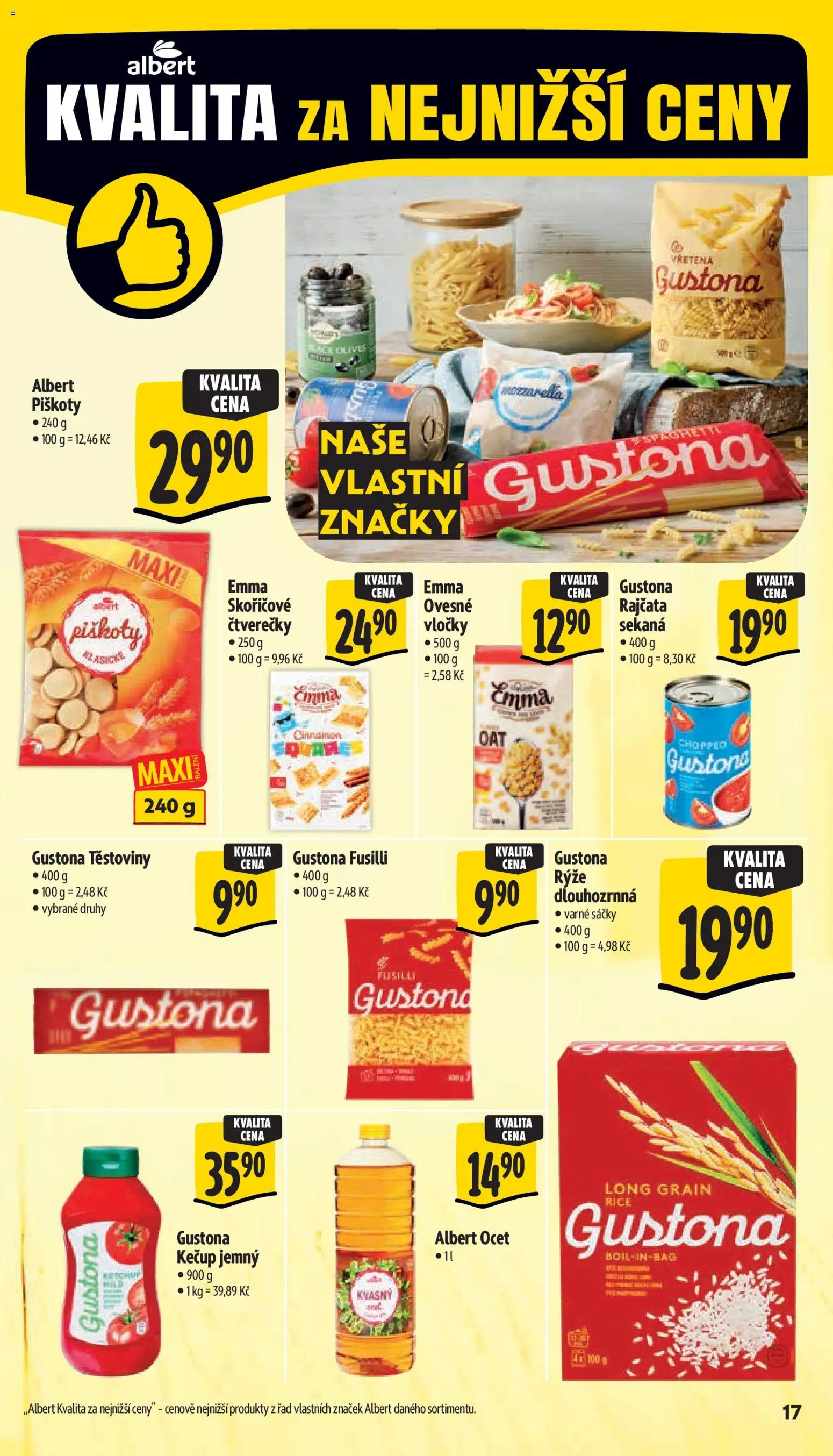 Albert leták - Supermarket od 10.06.2026 | Strana: 25 | Produkty: Rýže, Těstoviny, Kečup, Sekaná