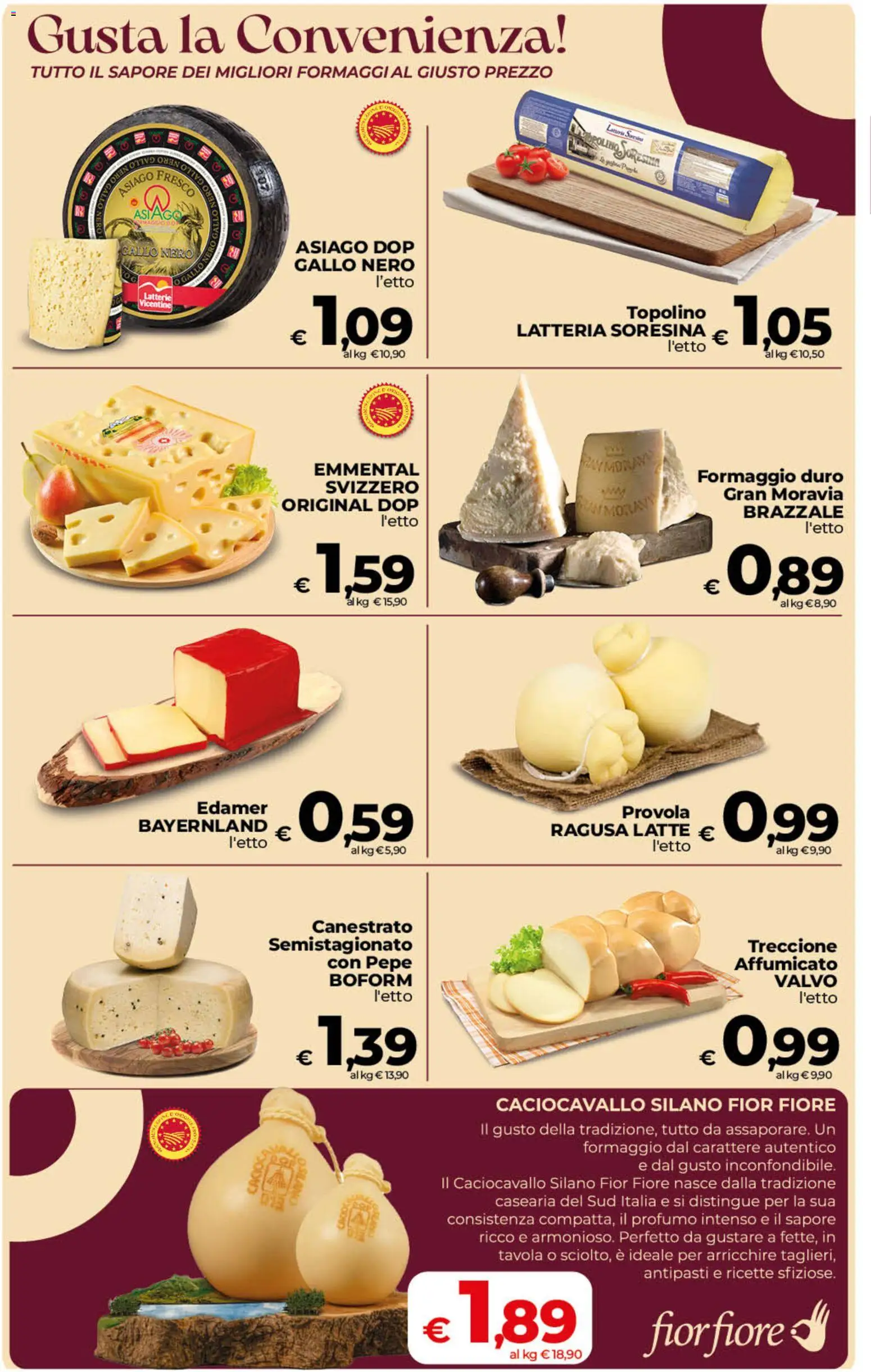 Volantino COOP del 02/10/2026 | Pagina: 10 | Prodotti: Latte, Provola, Formaggio duro, Profumo