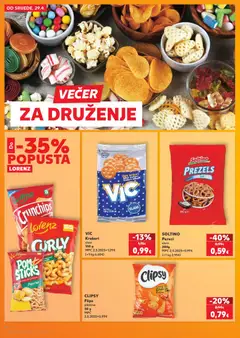 Soltino Pereci, slani, 200g - Pregled kataloga iz trgovine Kaufland, vrijedi od 29.04.2026 | Stranica: 4 | Proizvodi: Piletina, Paprika, Krekeri, Pereci