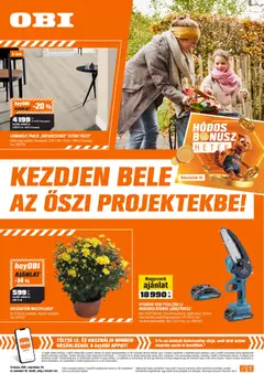 OBI akciós újság - amely érvényes a következő dátumtól: 2026.09.29.