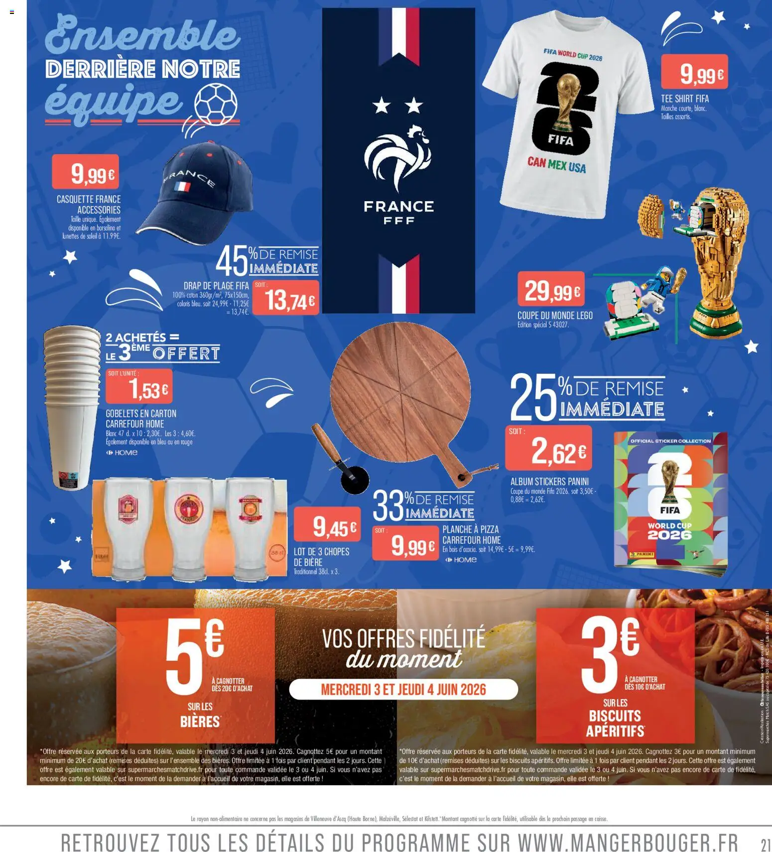 {H1} | Page: 21 | Produits: Légo, Coton, Casquette, Biscuits