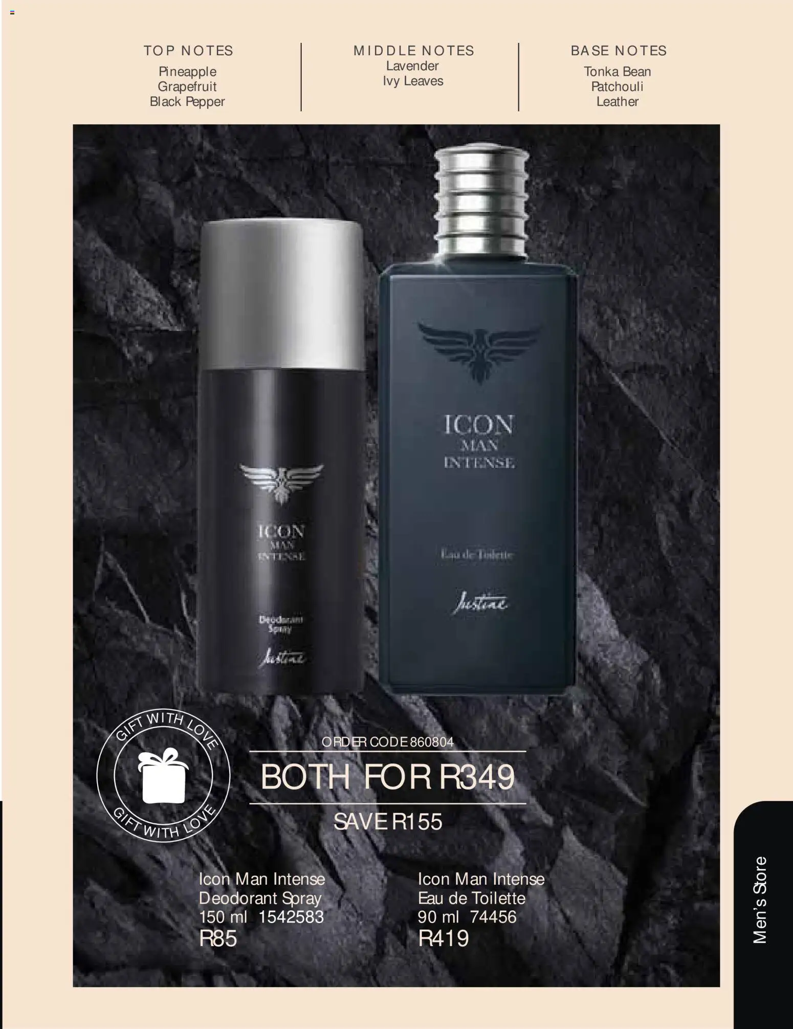 New Justine catalogue – valid from 01/08/2026 | Page: 77 | Products: Eau de toilette, Pineapple, Deodorant, Pepper