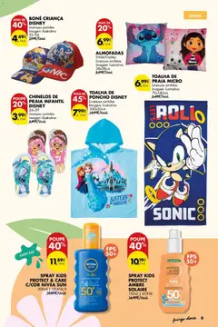 Pré-visualização CHINELOS DE PRAIA INFANTIL DISNEY, Licenças sortidas. Imagem ilustrativa. 24-29 válido de 04.06.2026 | Página: 9