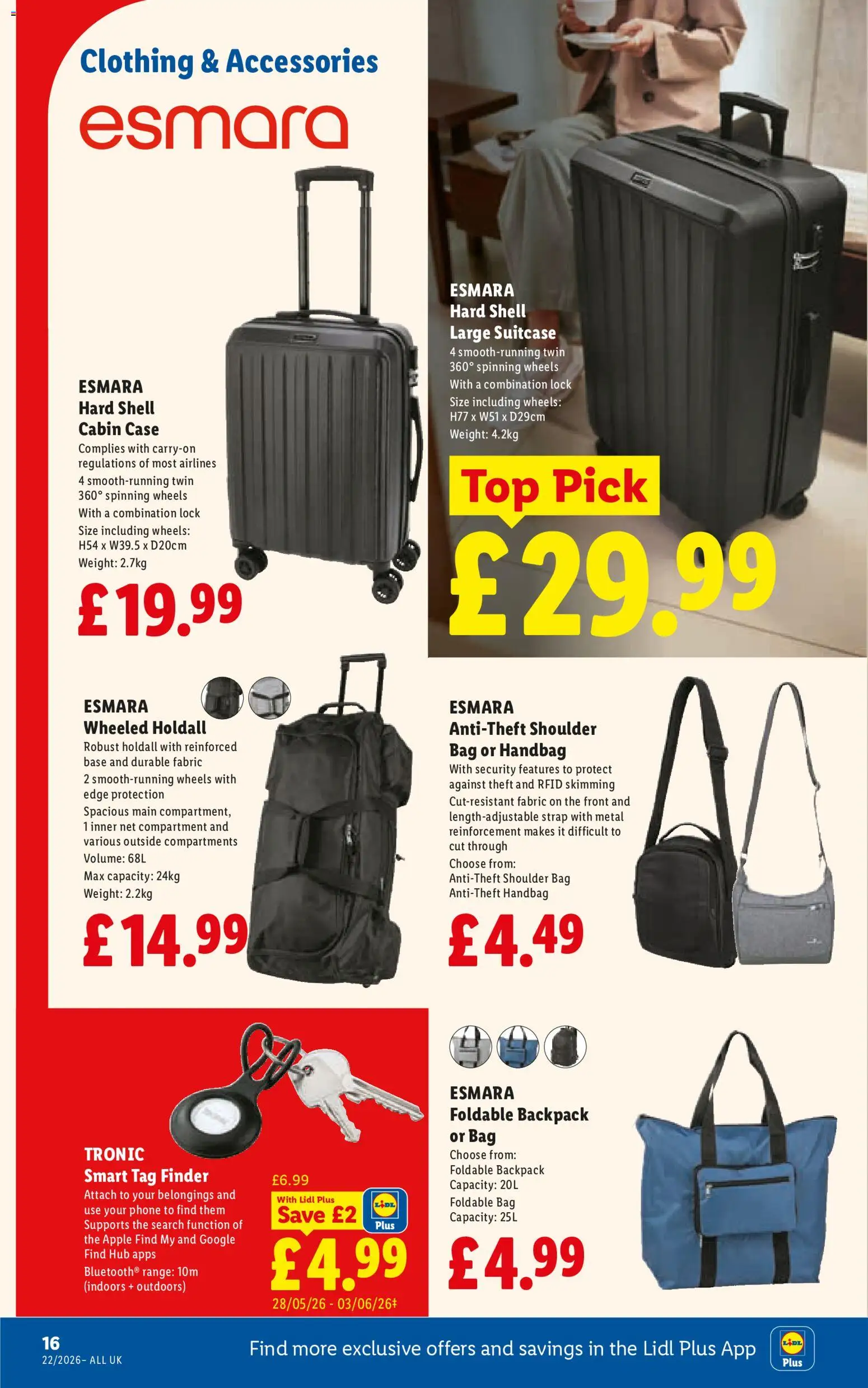 {H1} | Page: 16 | Products: Backpack, Phone, Case, Weight