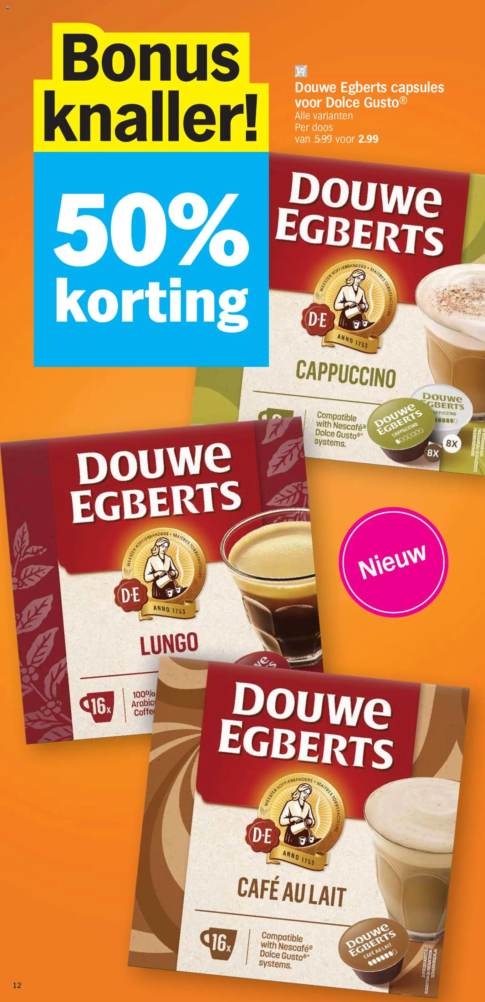 {H1} | Pagina: 12 | Producten: Capsules, Cappuccino, Koffie