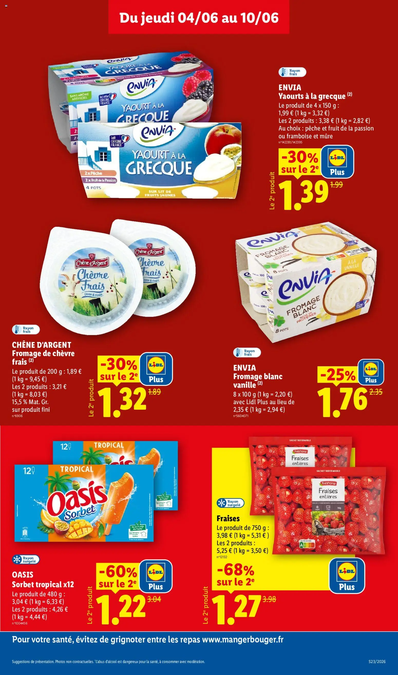 {H1} | Page: 11 | Produits: Fruit de la passion, Yaourt à La Grecque, Lit, Fraises