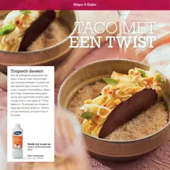 Sligro folder - Leve de lente - Voorbeeld van een folder van Sligro, geldig van 09.04.2026 | Pagina: 73 | Producten: Taart, Fles, Taco, Peper