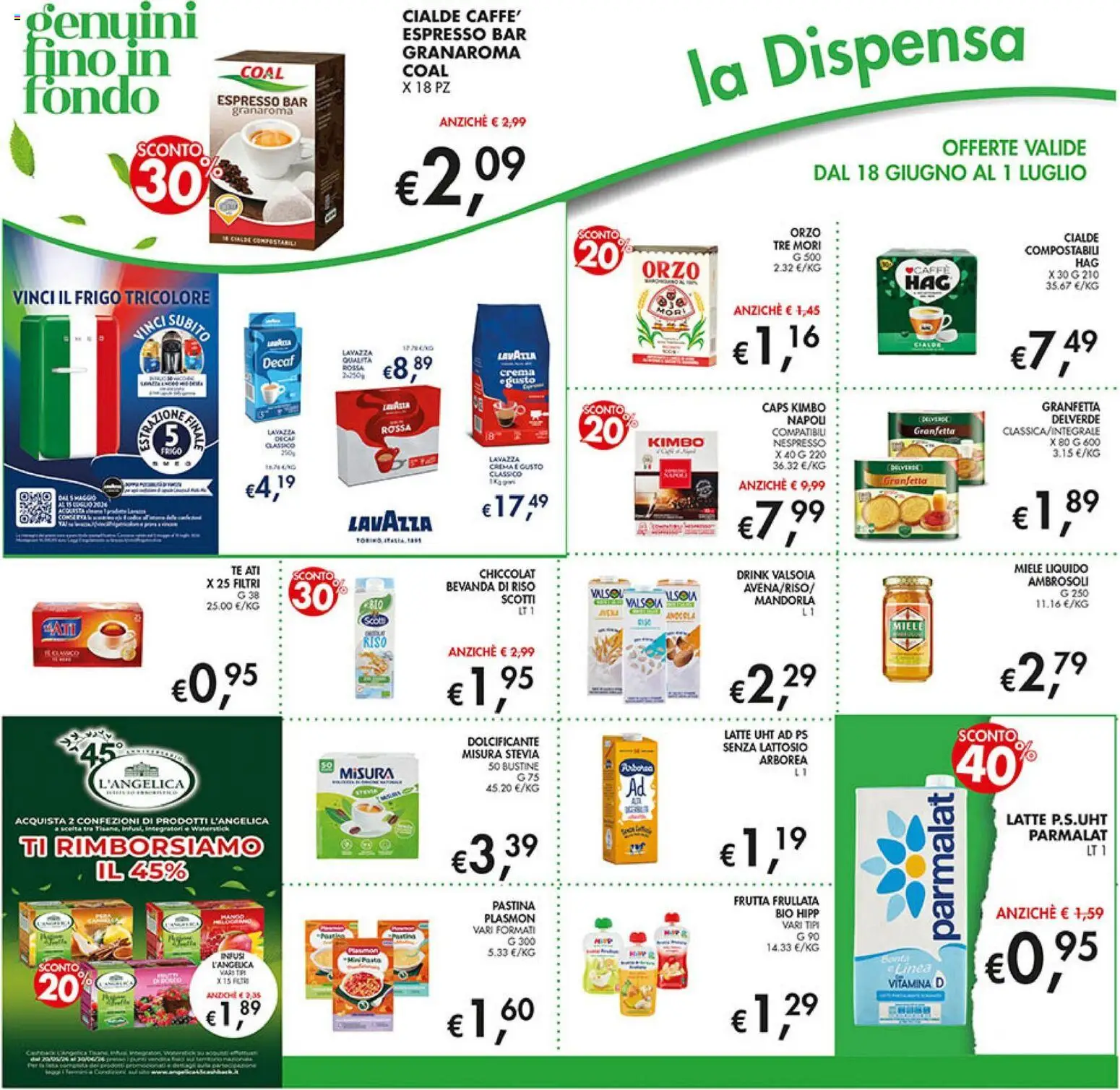 Volantino Coal del 18.06.2026 | Pagina: 18 | Prodotti: Riso, Tè, Latte, The