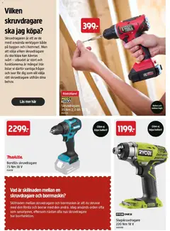 Jula Christmas - 2026 - Förhandsvisning av reklamblad från butik Jula aktuell från 22/10/2026 | Sida: 40 | Produkter: Skruvdragare, Ryobi, Batteri, Laddare