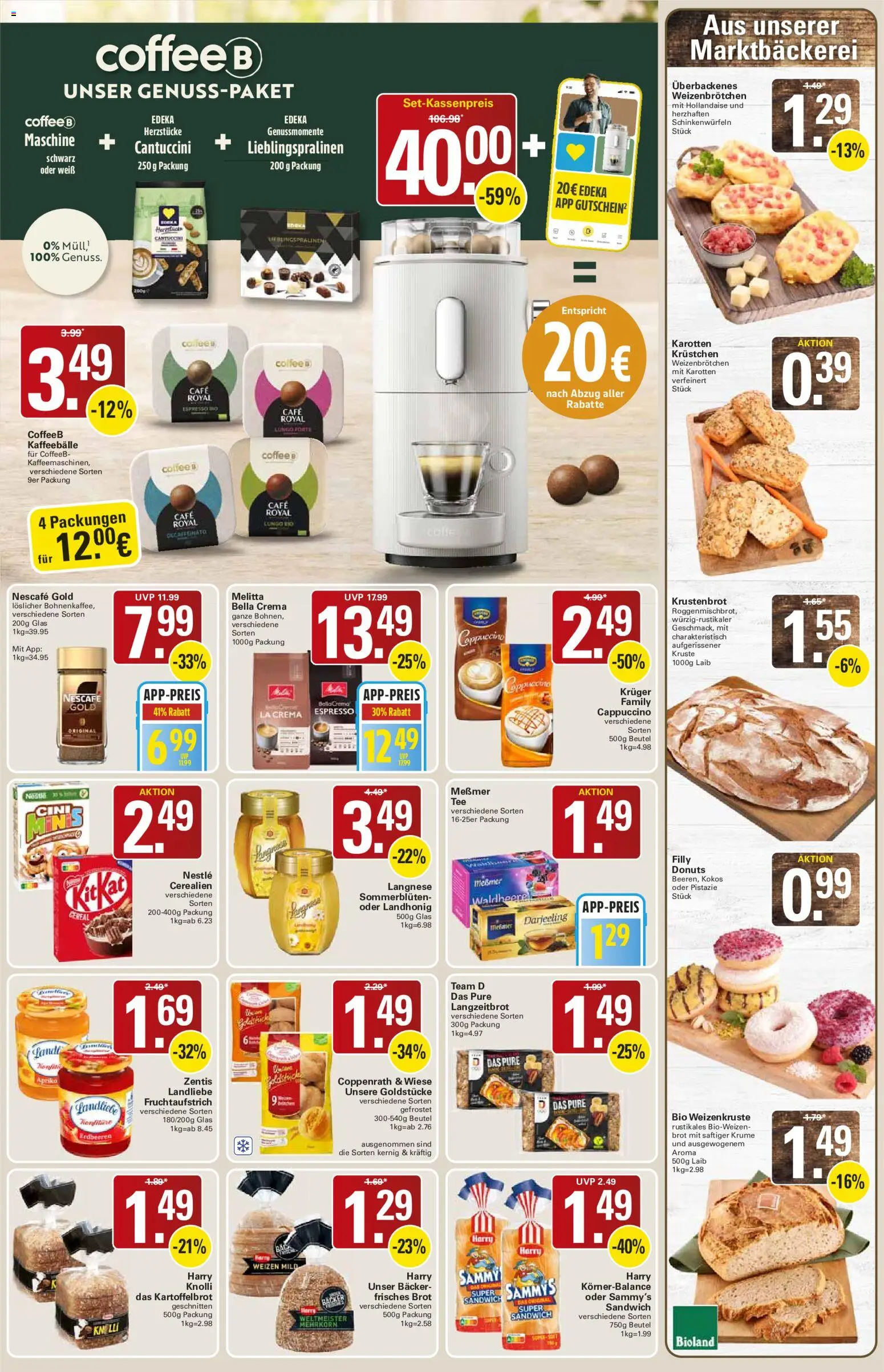 WEZ Prospekt – gültig ab 31.08.2026 | Seite: 7 | Produkte: Langnese, Brot, Erdbeeren, Nescafe gold