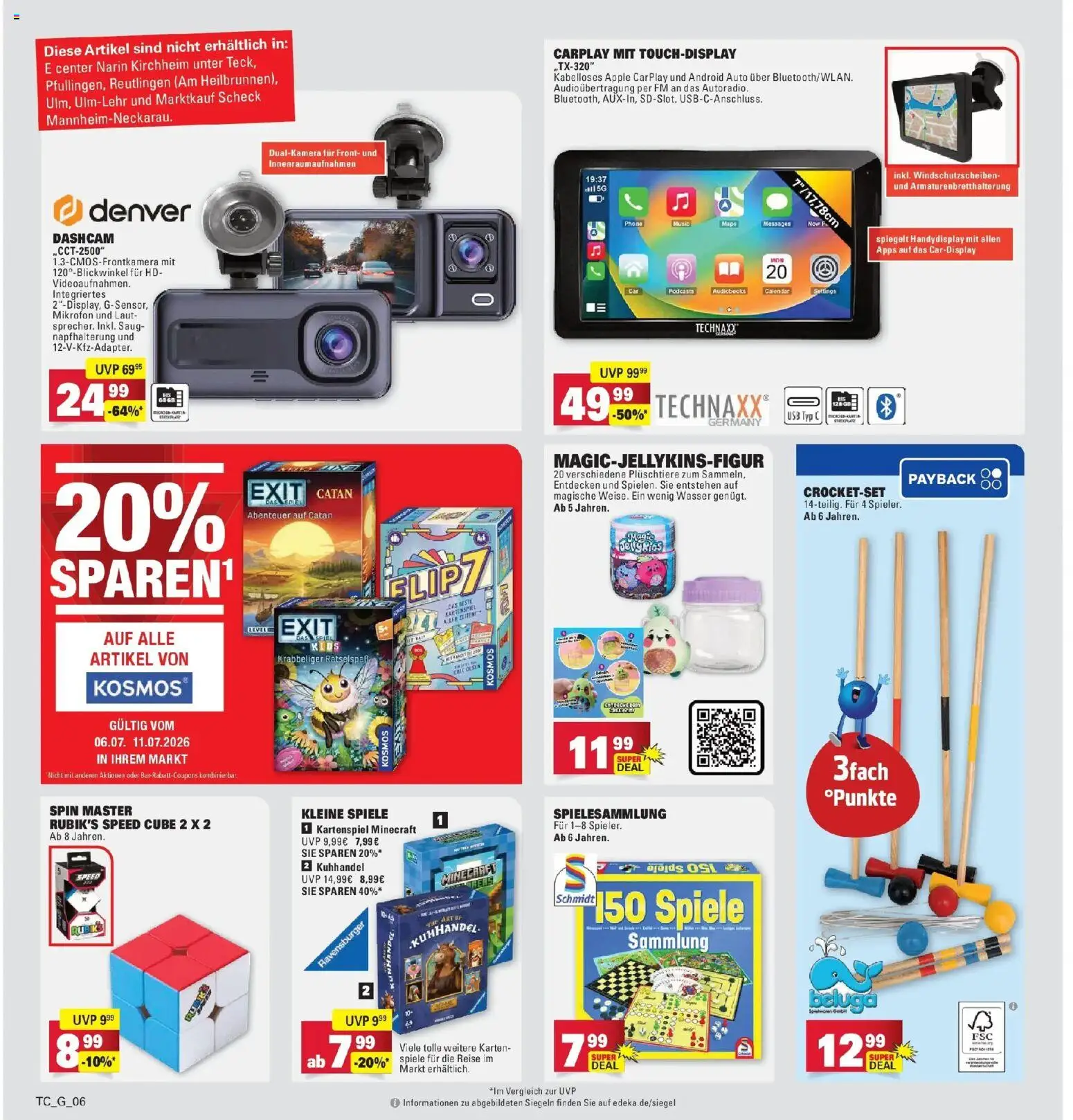 Marktkauf Prospekt Böblingen – gültig ab 06.07.2026 | Seite: 36 | Produkte: Mikrofon, USB, Apple, Wasser