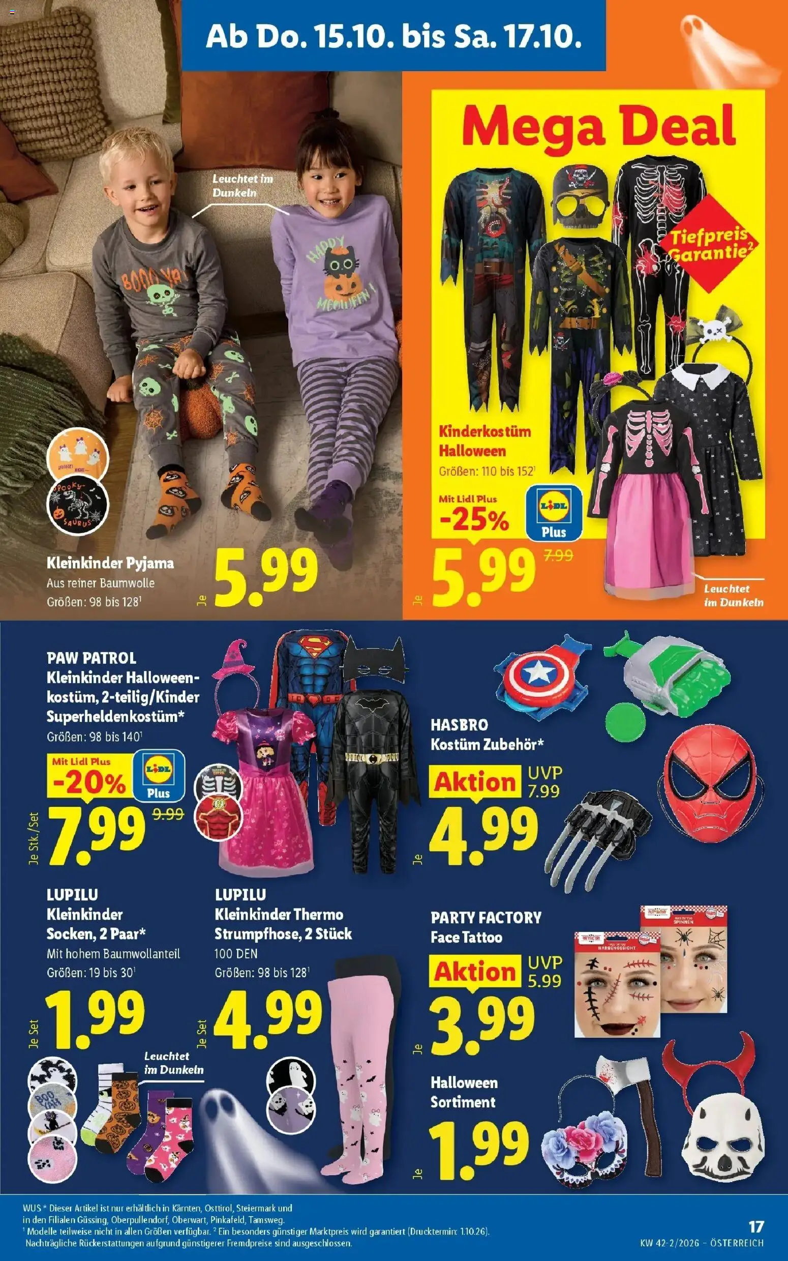 Lidl Flugblatt - Fohnsdorf ab 11.10.2026 - Angebote ab donnerstag | Seite: 21 | Produkte: Pyjama