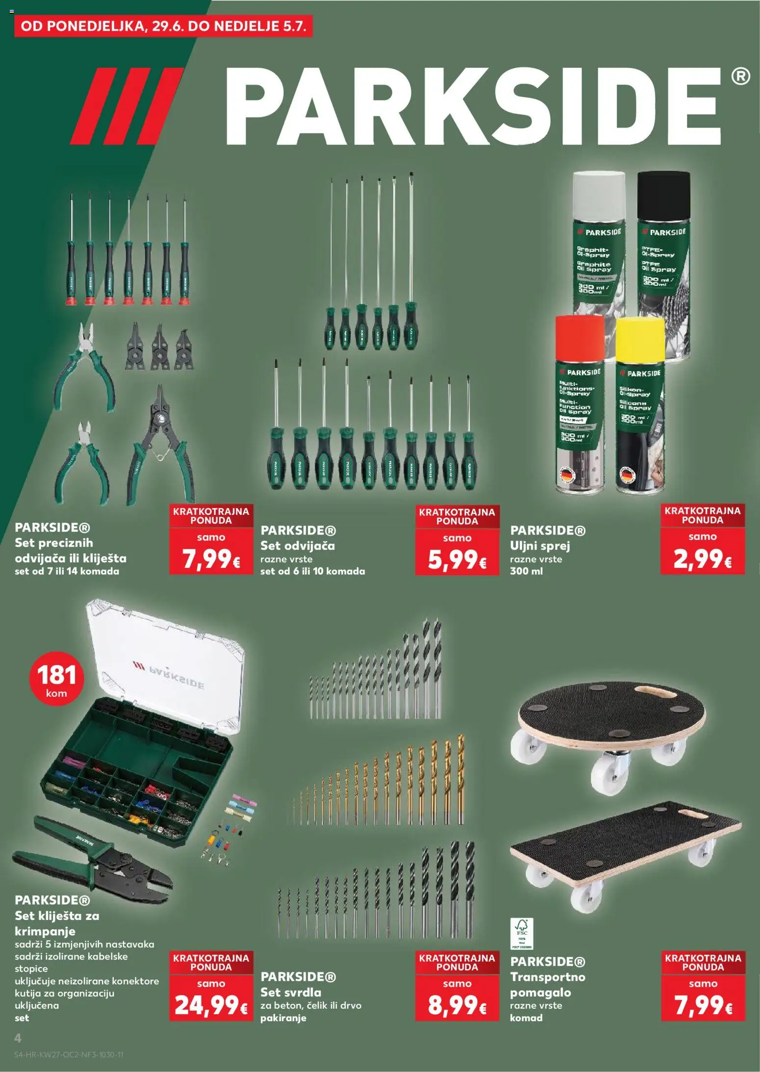 Kaufland katalog | vrijedi od 01.07.2026 | Stranica: 4 | Proizvodi: Kutija, Kliješta, Parkside