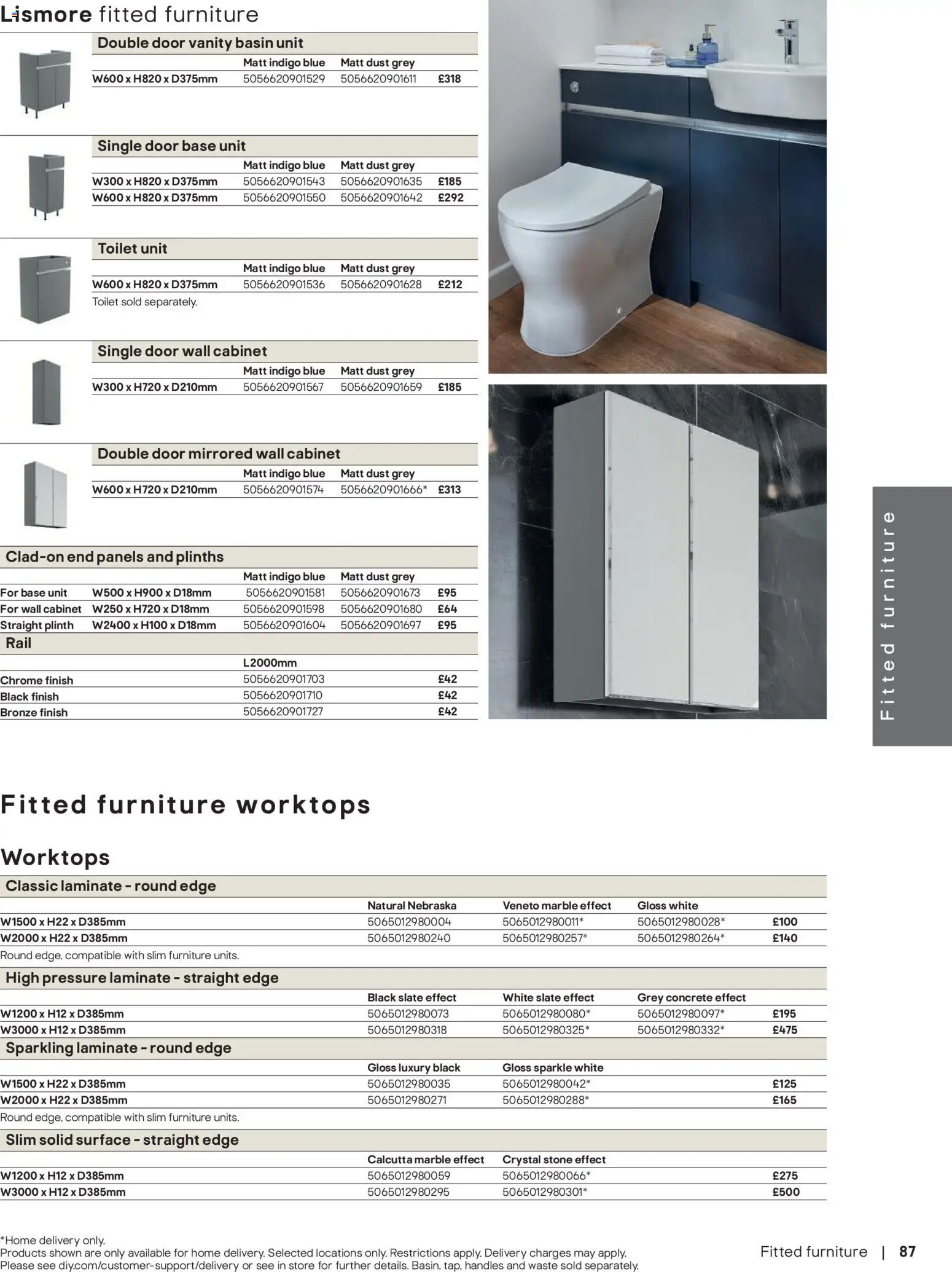 {H1} | Page: 88 | Products: Toilet, Door, Handles, Wall cabinet
