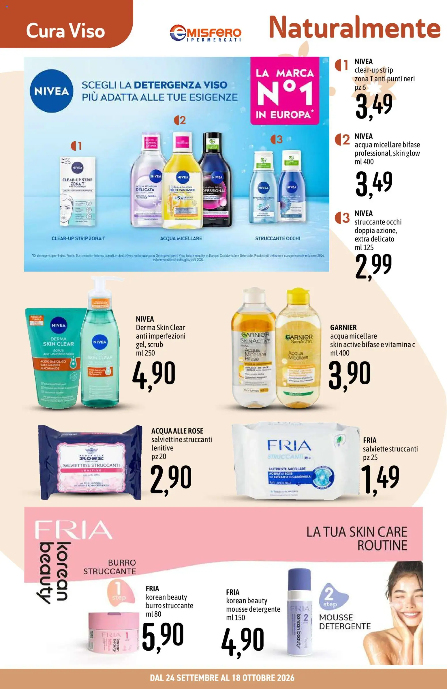 Volantino Emisfero del 24/09/2026 | Pagina: 2 | Prodotti: Detergente, Scrub, Acqua, Sale