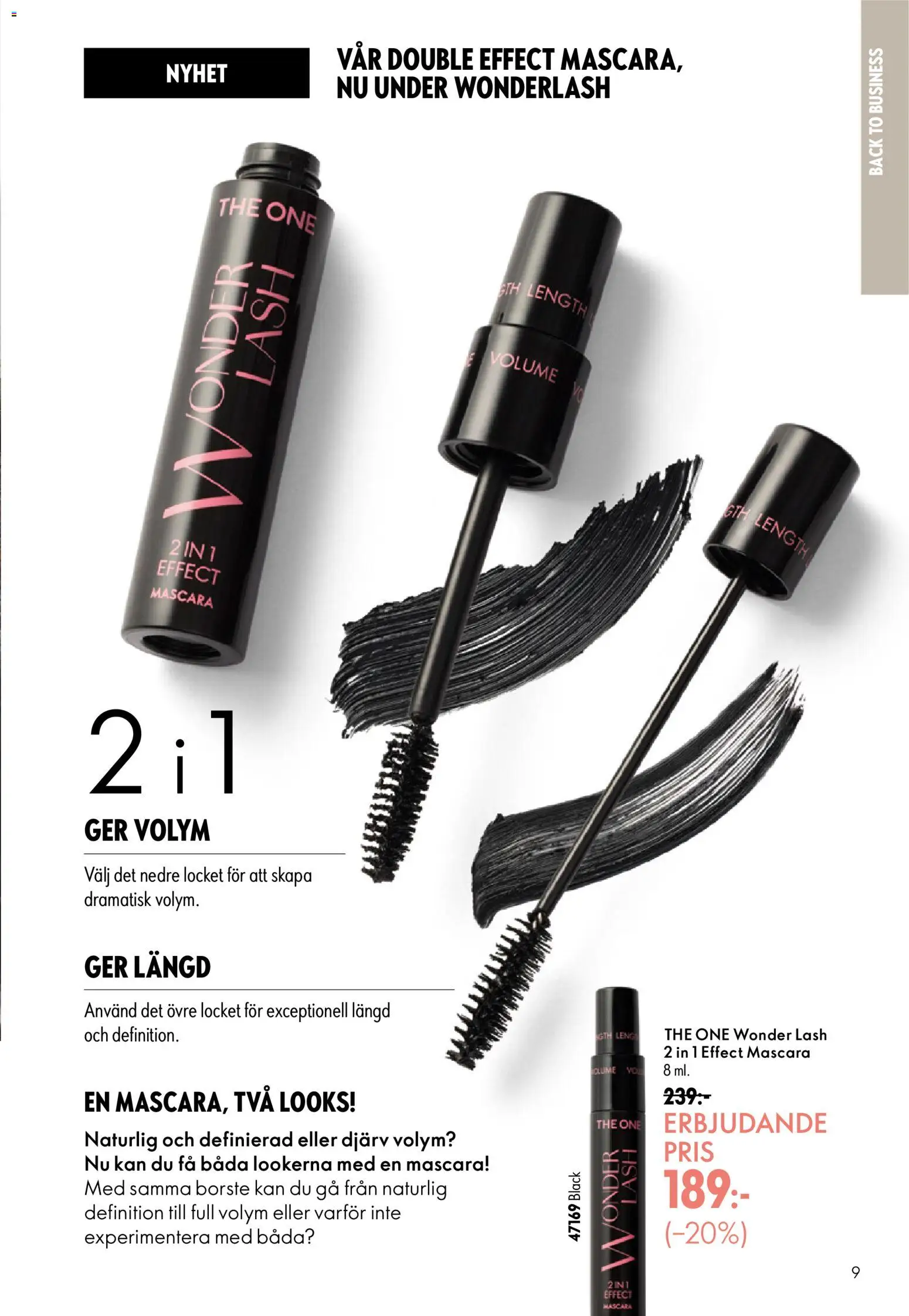 Oriflame reklamblad aktuell från 26/08/2026 | Sida: 9 | Produkter: Mascara