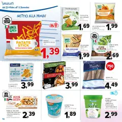 Anteprima del volantino Todis volantino valido a partire dal 29/10/2026 | Pagina: 16 | Prodotti: Yogurt, Sorbetto, Carote, Nasello