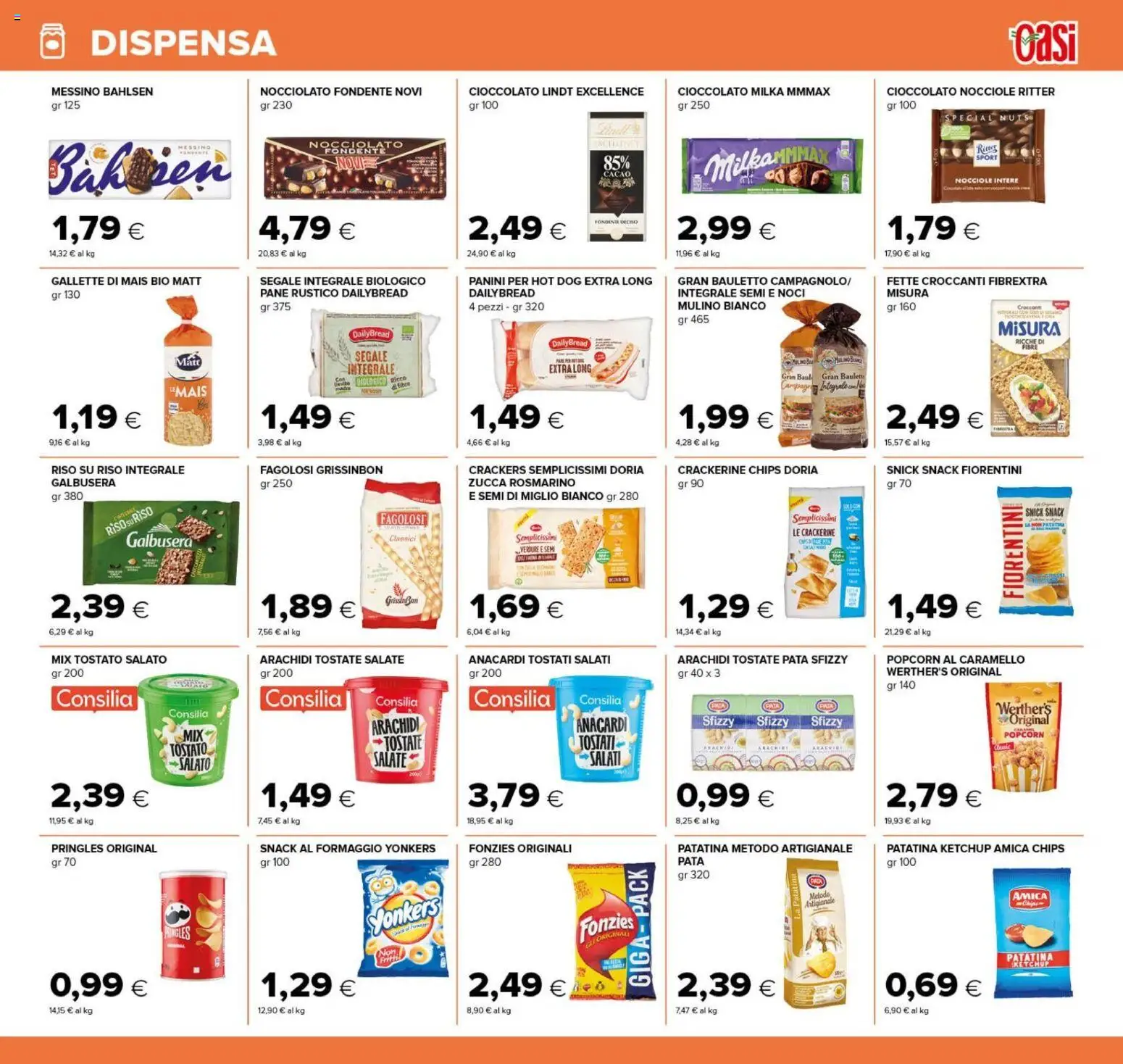 Volantino Oasi del 25/09/2026 | Pagina: 17 | Prodotti: Rosmarino, Cioccolato, Nocciole, Zucca