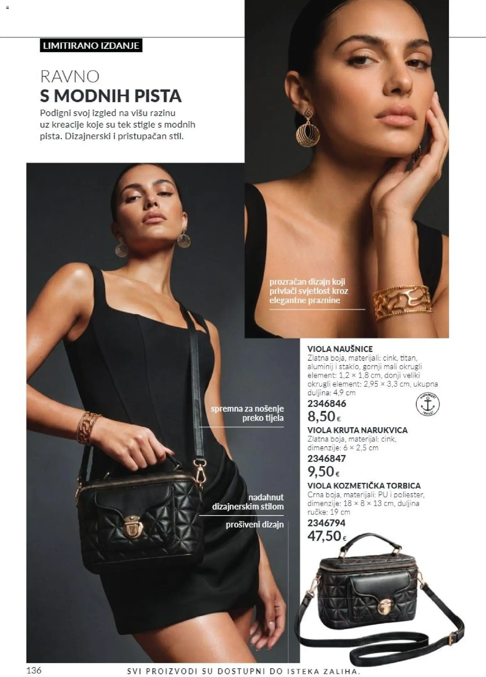Avon katalog | vrijedi od 01.10.2026 | Stranica: 136 | Proizvodi: Torbica, Narukvica, Naušnice