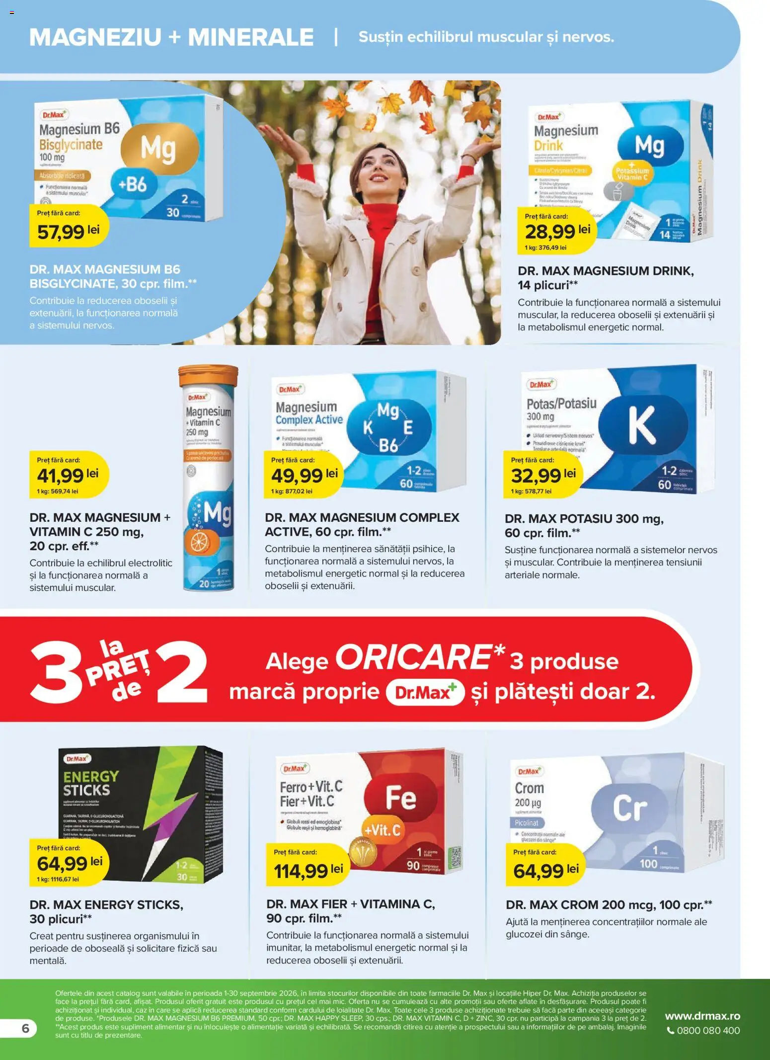 Noul catalog Dr.Max – valabil de la 01.09.2026 | Pagină: 6 | Produse: Fier, Aplică, Active